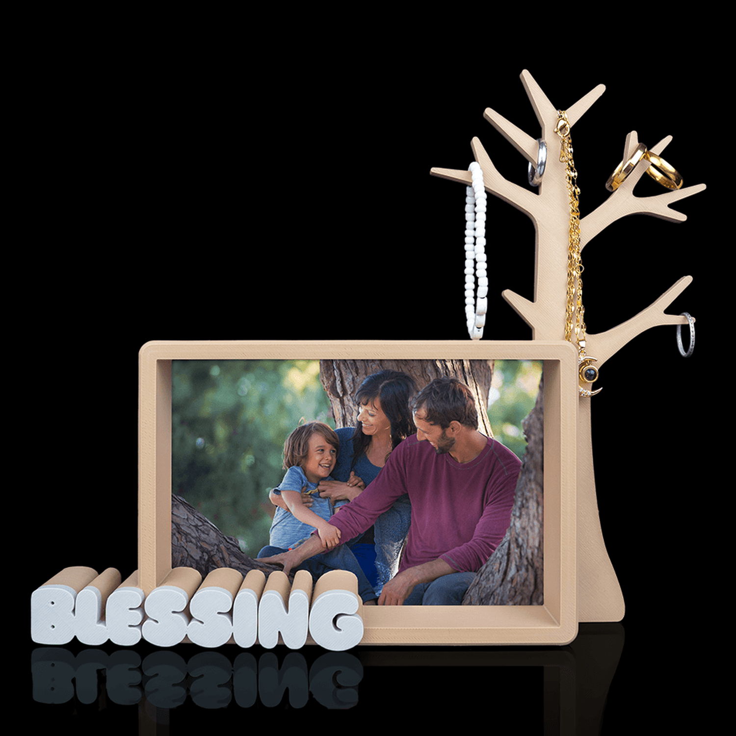 Portafotos y organizador Keepsake Tree