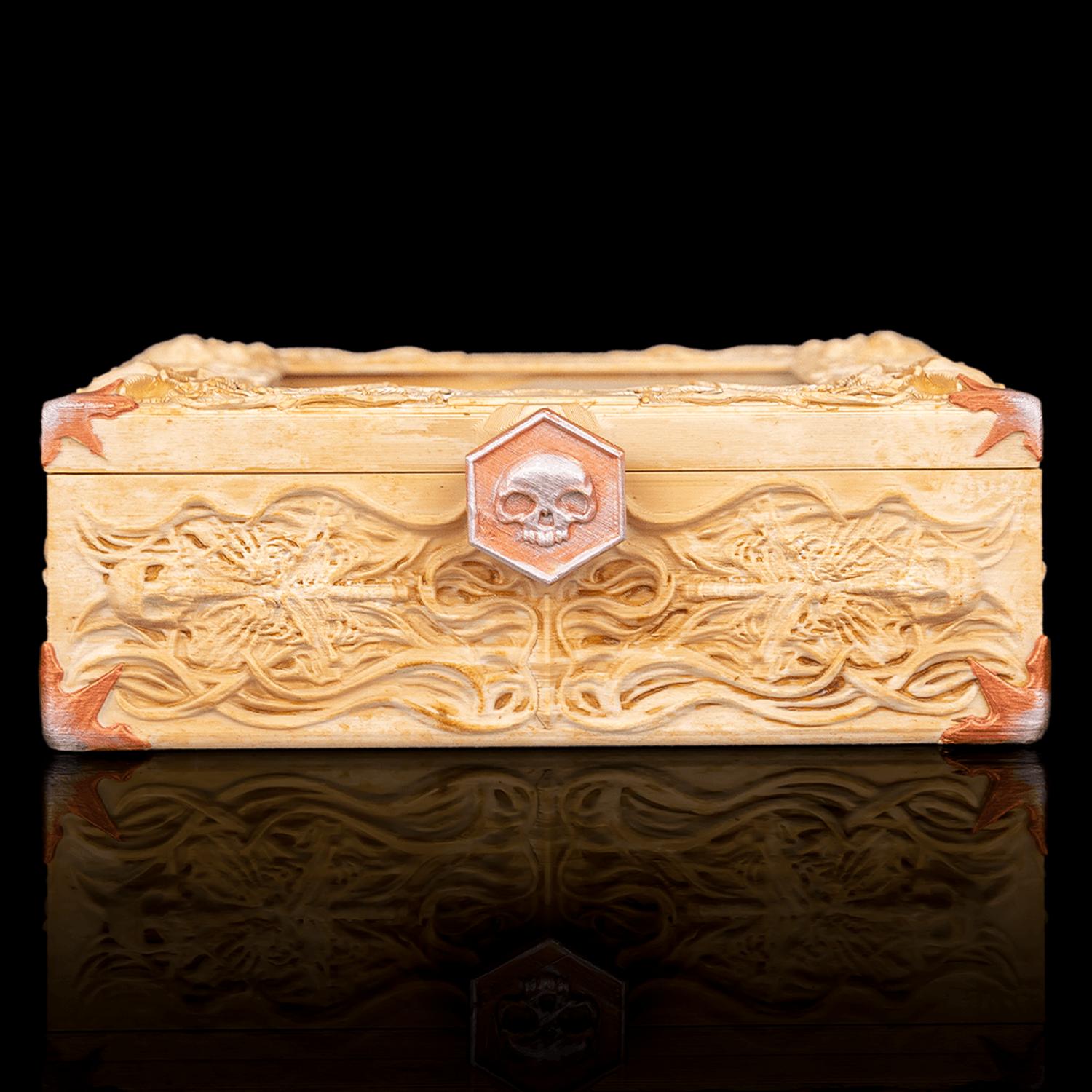 Caja para mazo Bone Carving
