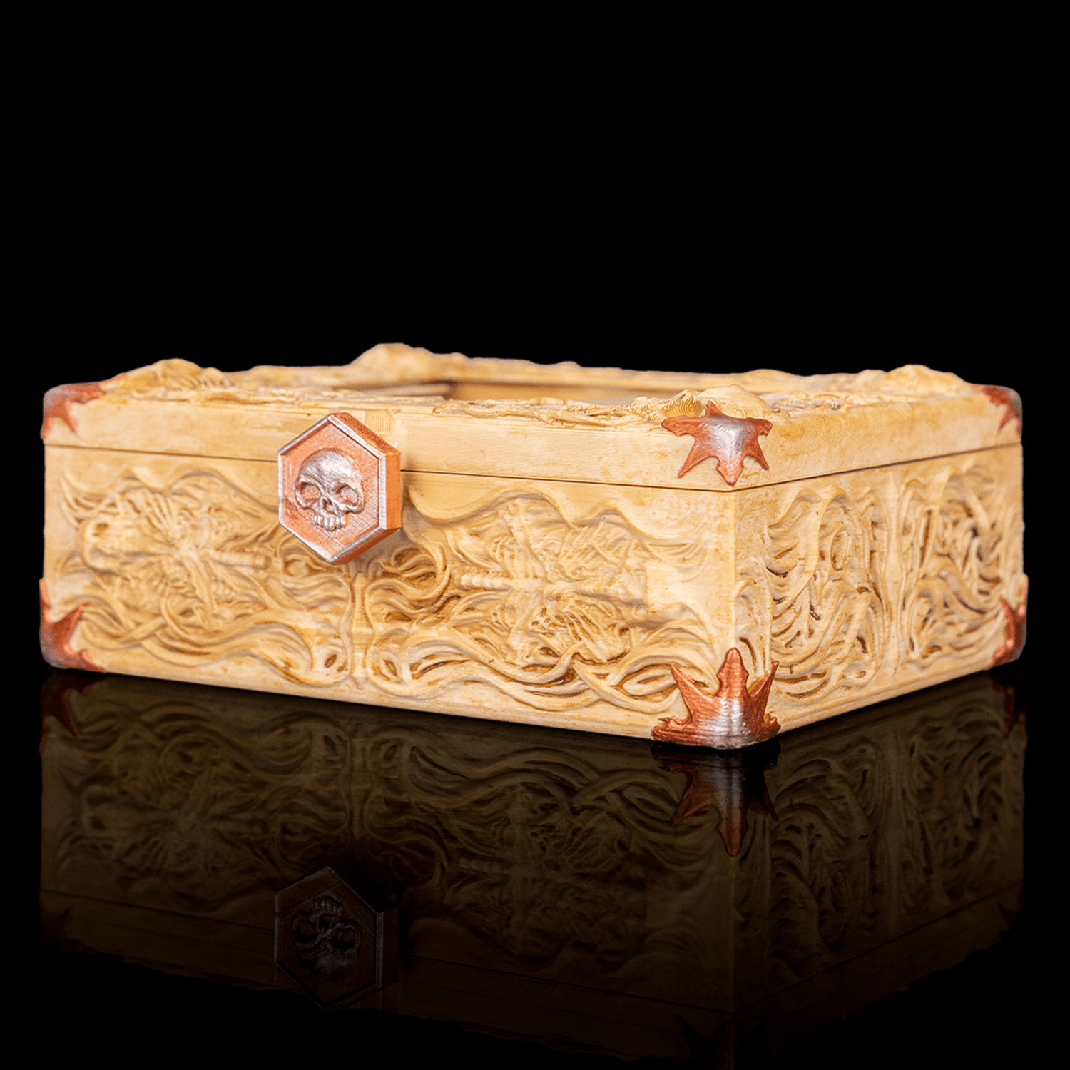 Caja para mazo Bone Carving
