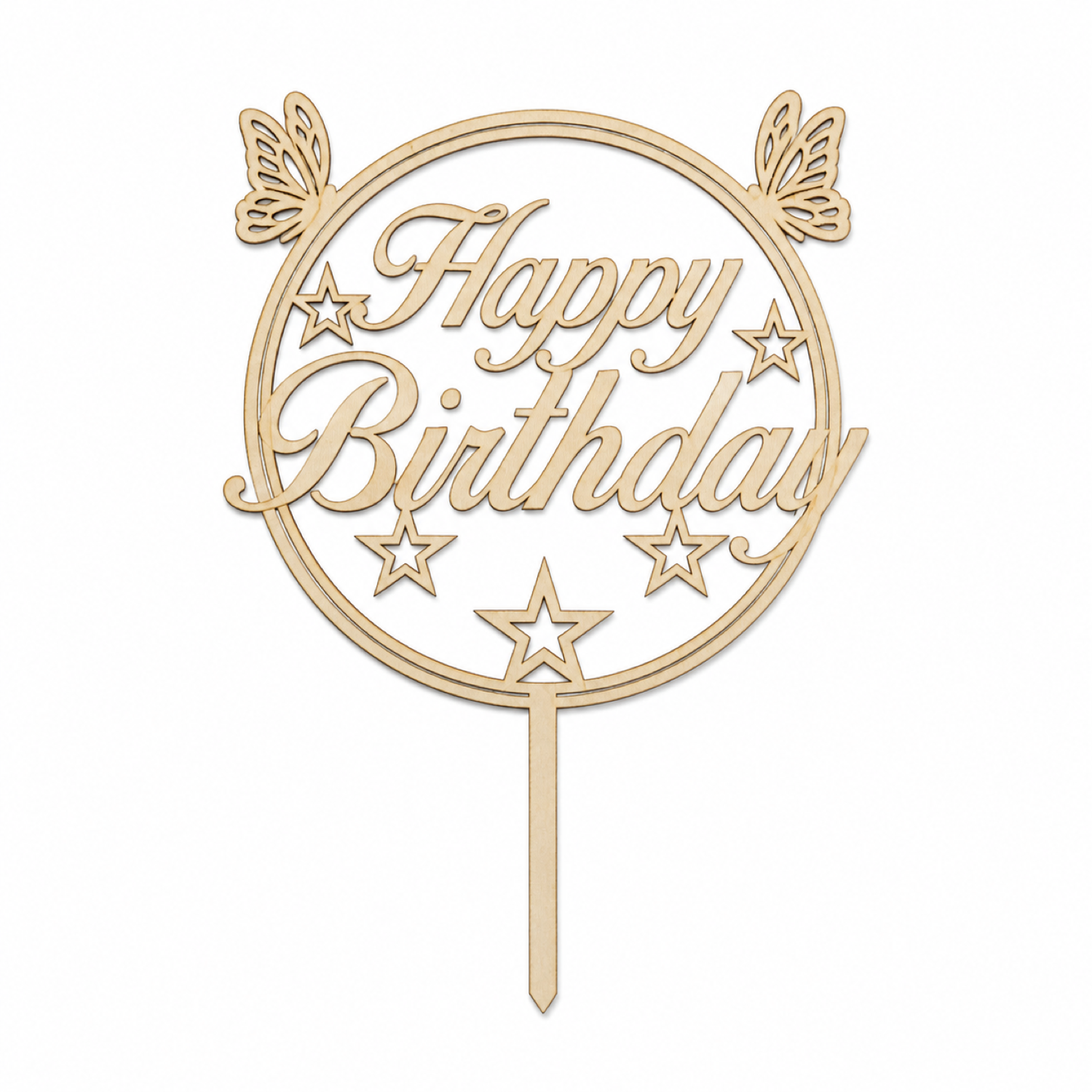 Feliz cumpleaños decoración para tarta
