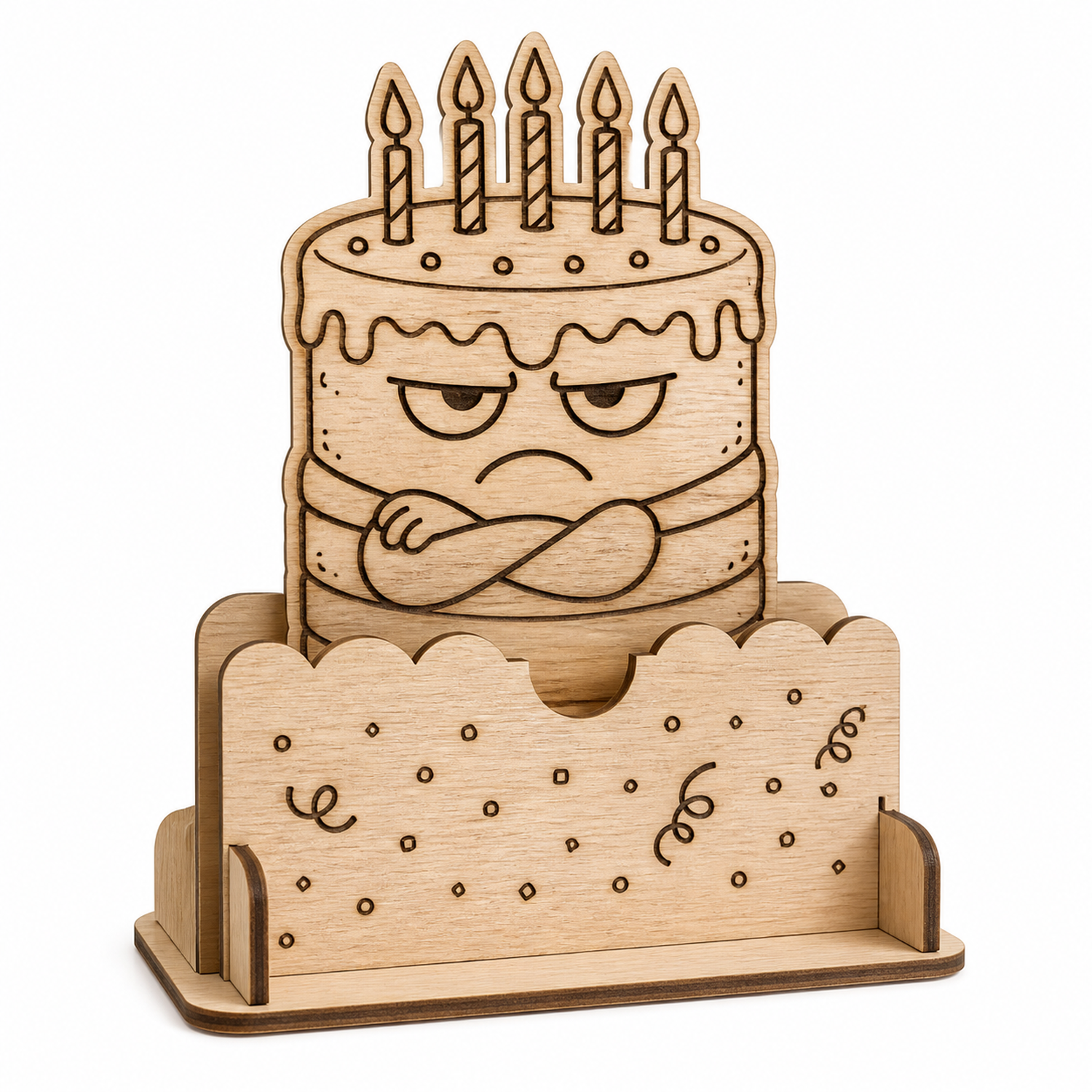 Grumpy cumpleaños tarta gift card soporte