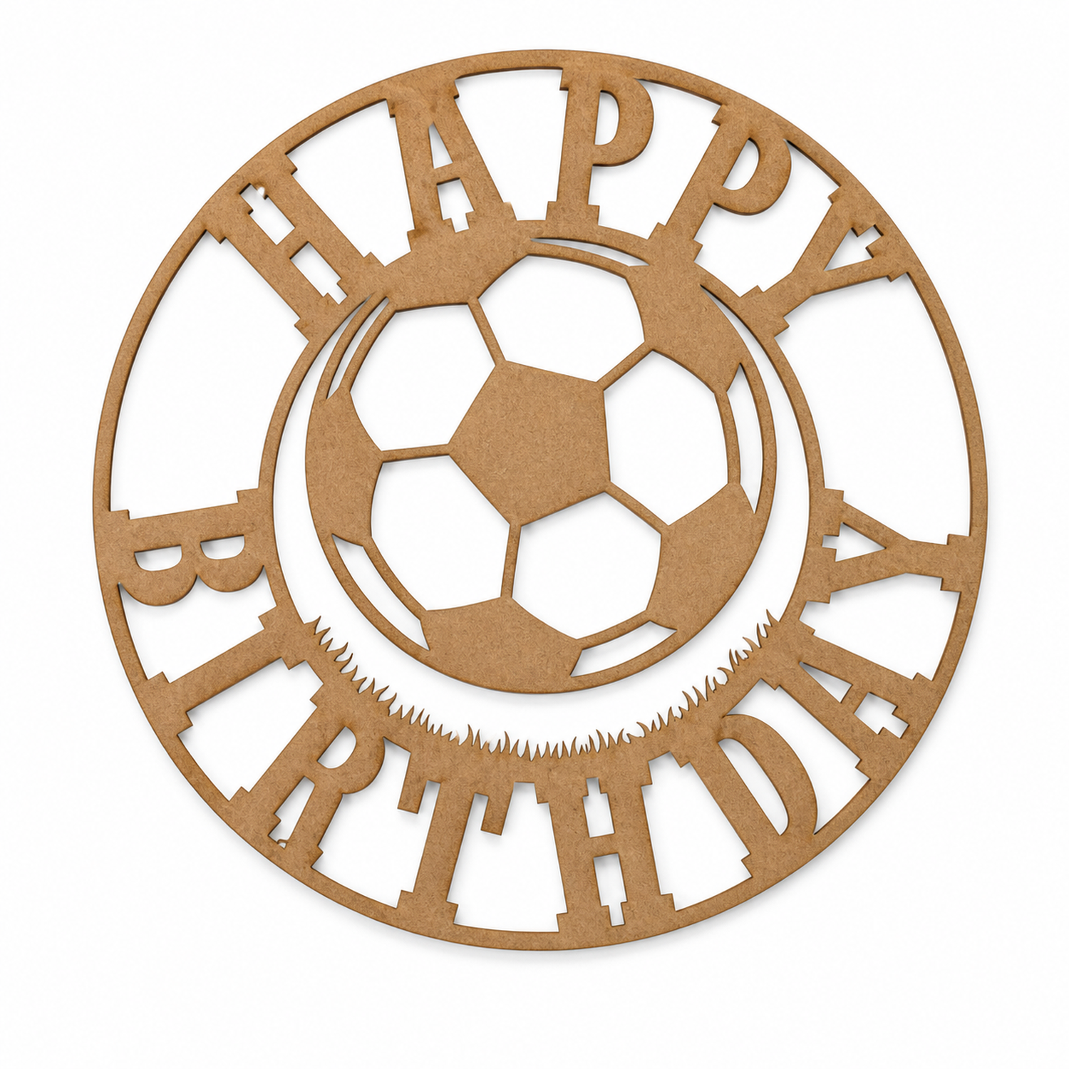 Happy Cumpleaños Soccer football Wall Cartel