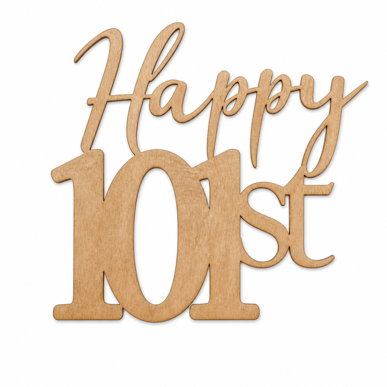 Happy 101 Cumpleaños Decoración para tarta