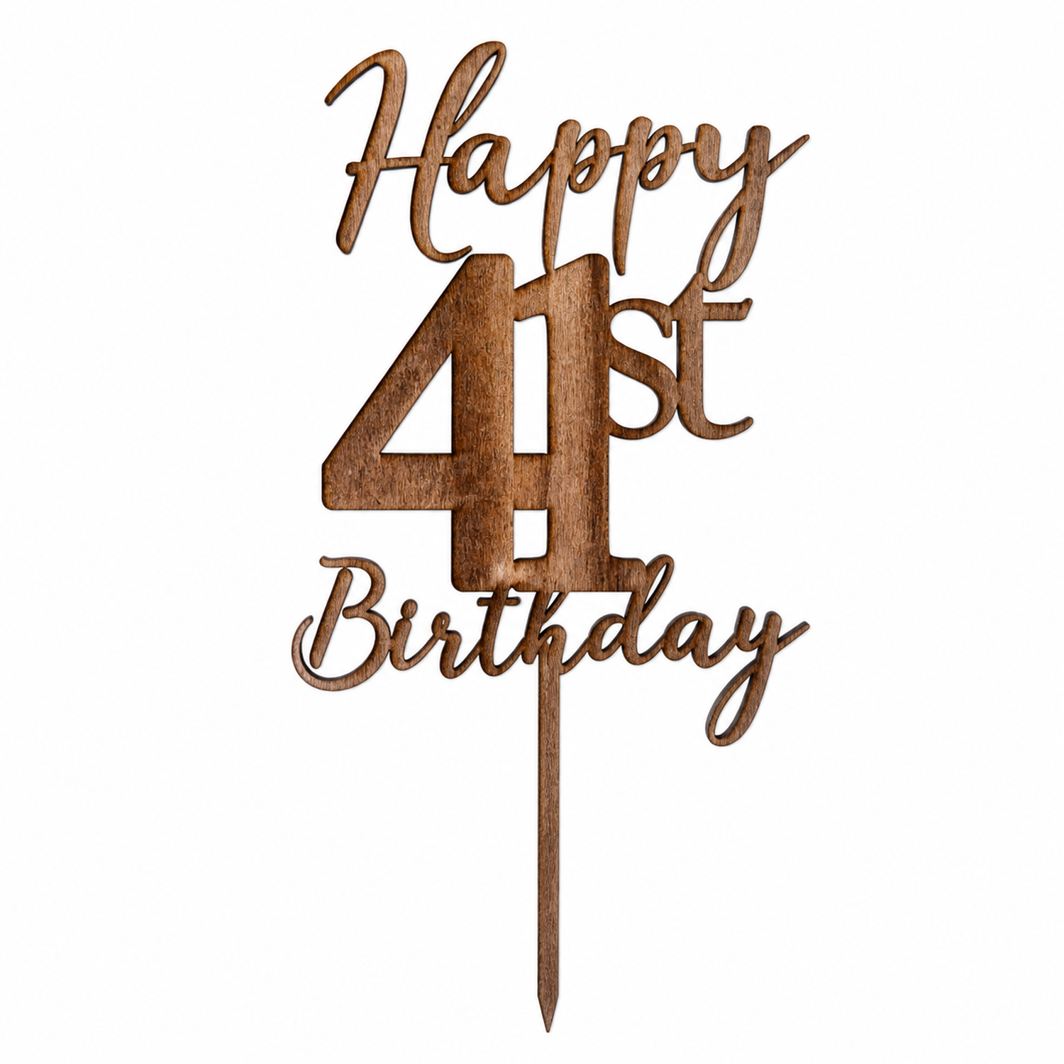 Happy 41st cumpleaños Topper