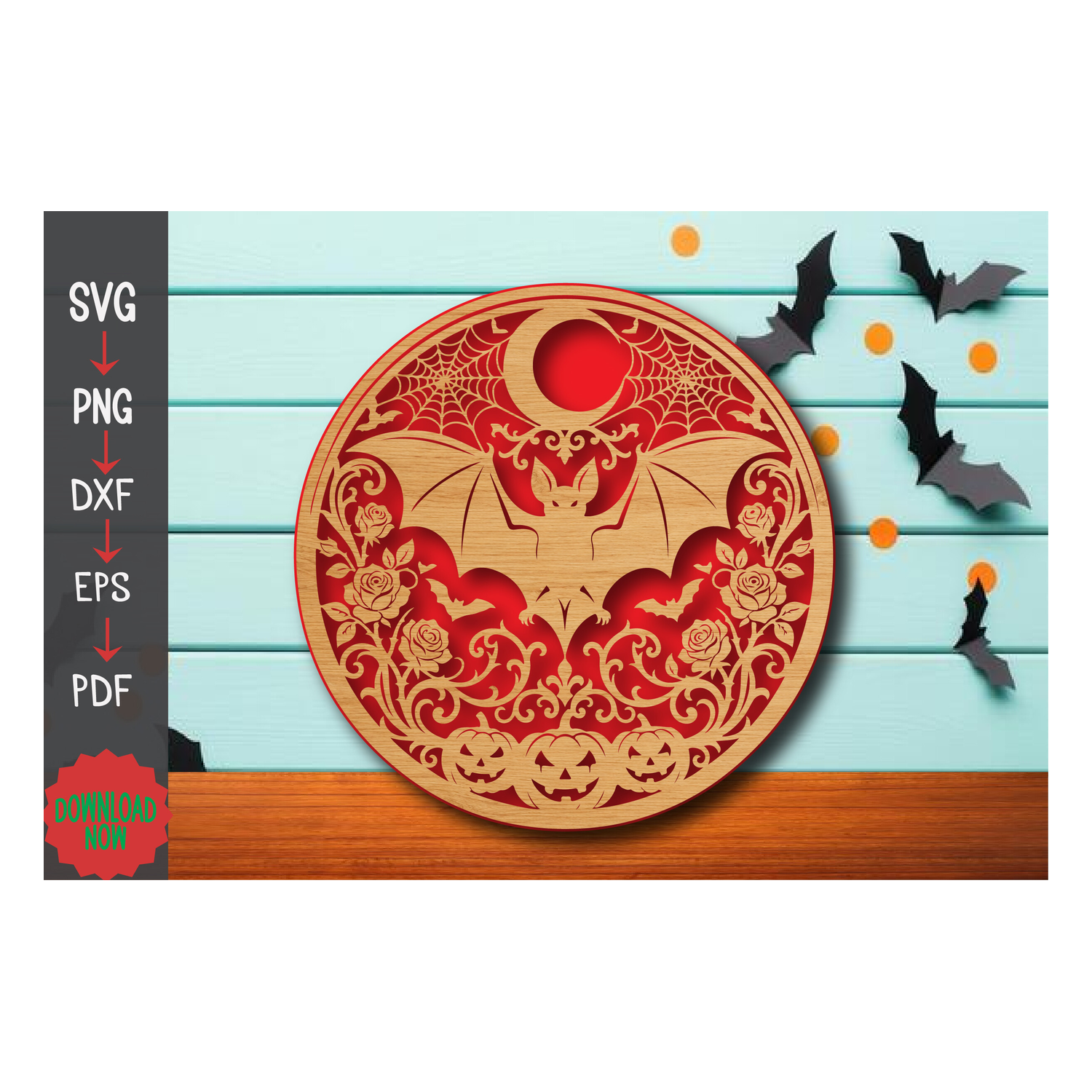 Halloween Laser Cut File SVG