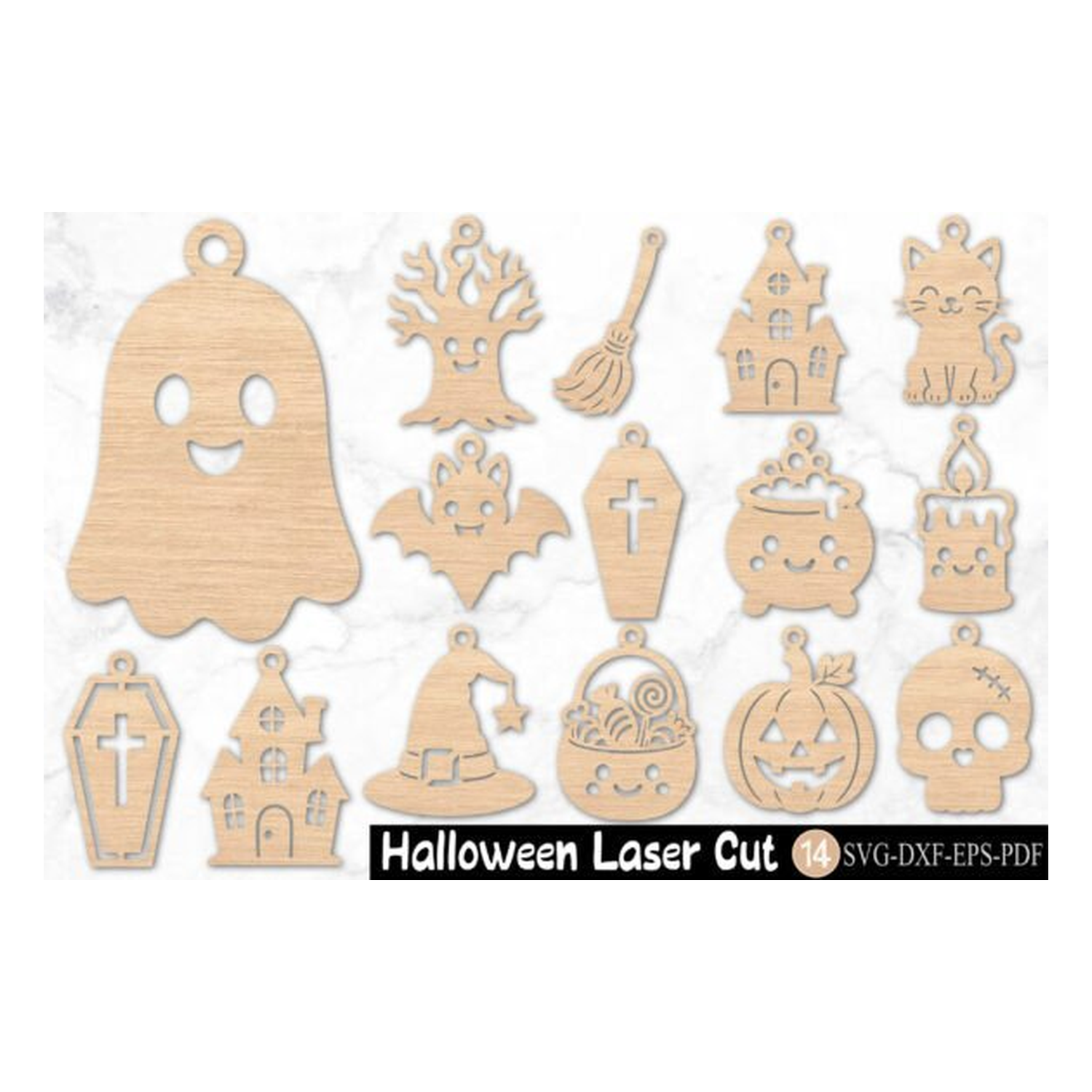 Halloween Laser Cut Bundle SVG