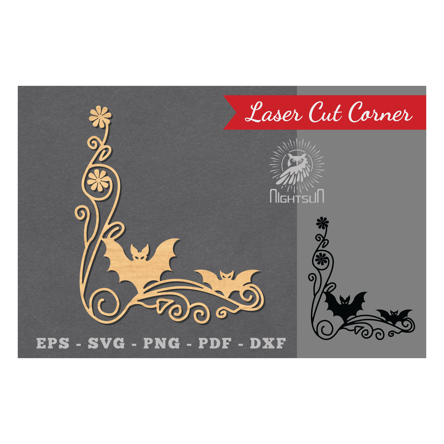 Halloween Laser Cut Corner 5