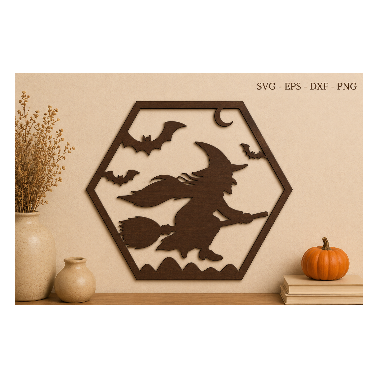 Halloween Laser Cut Wall Decor SVG