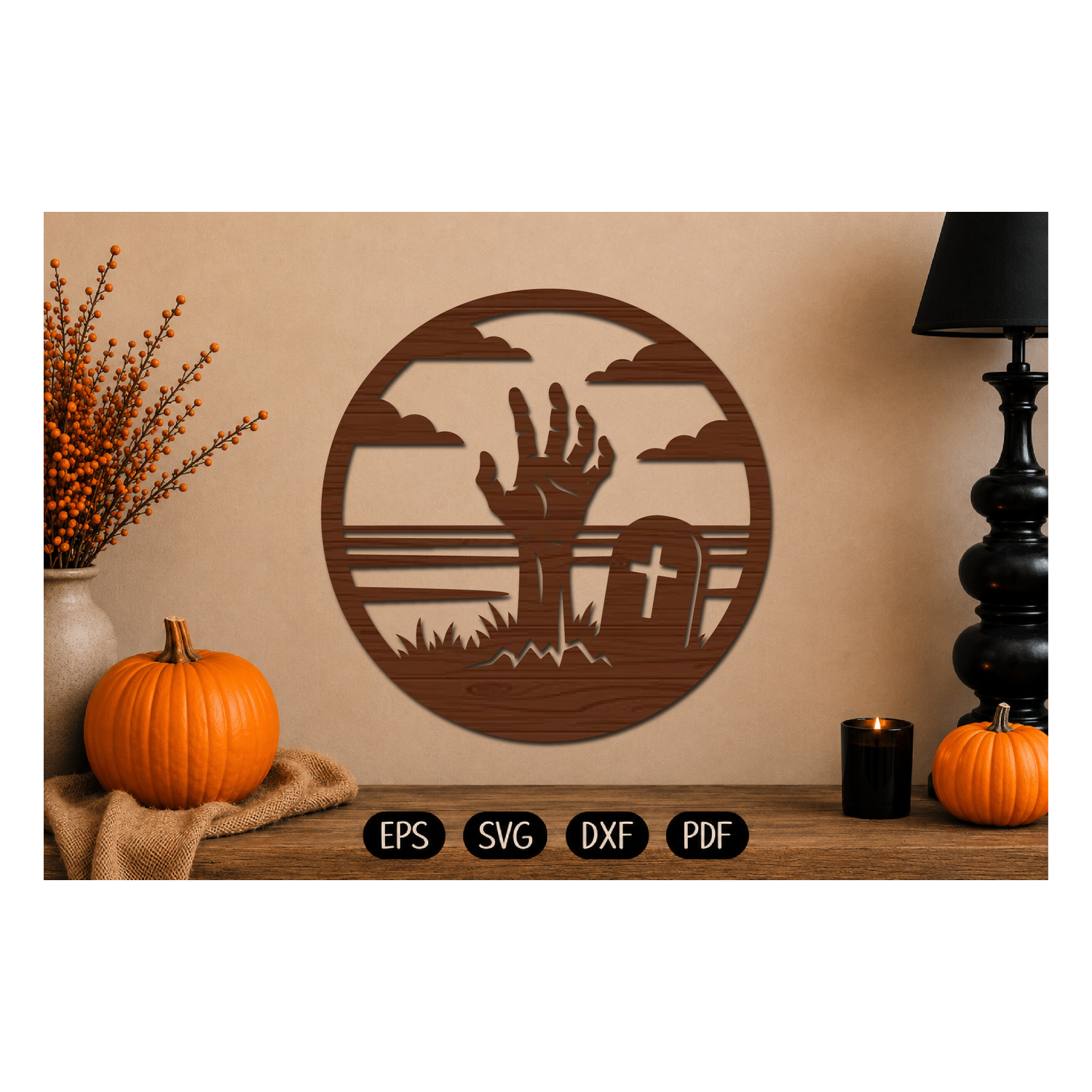 Spooky Halloween Laser Cut SVG