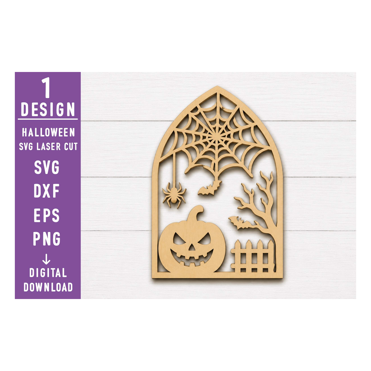 Halloween Laser Cut Wall Decor SVG