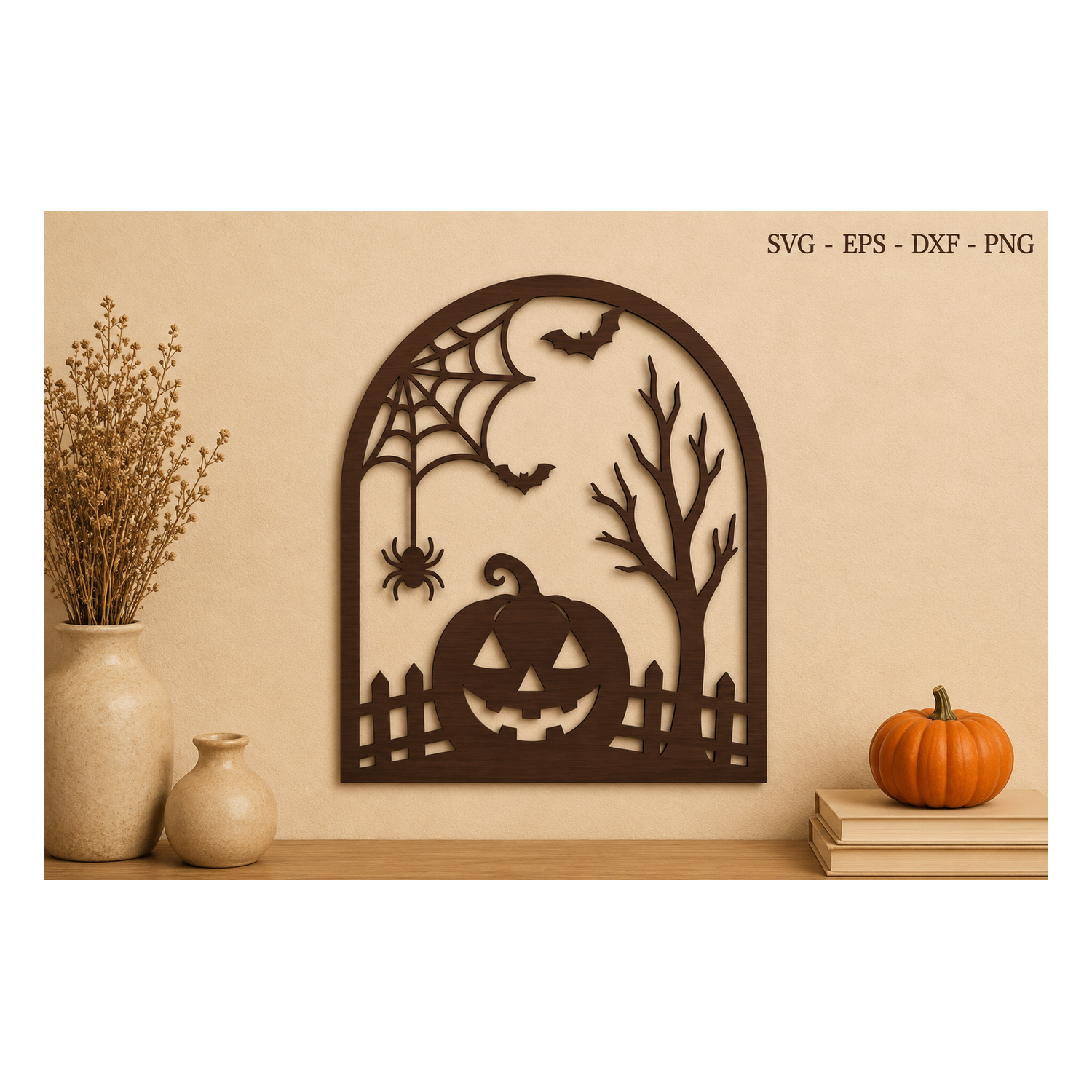 Halloween Laser Cut Wall Decor SVG
