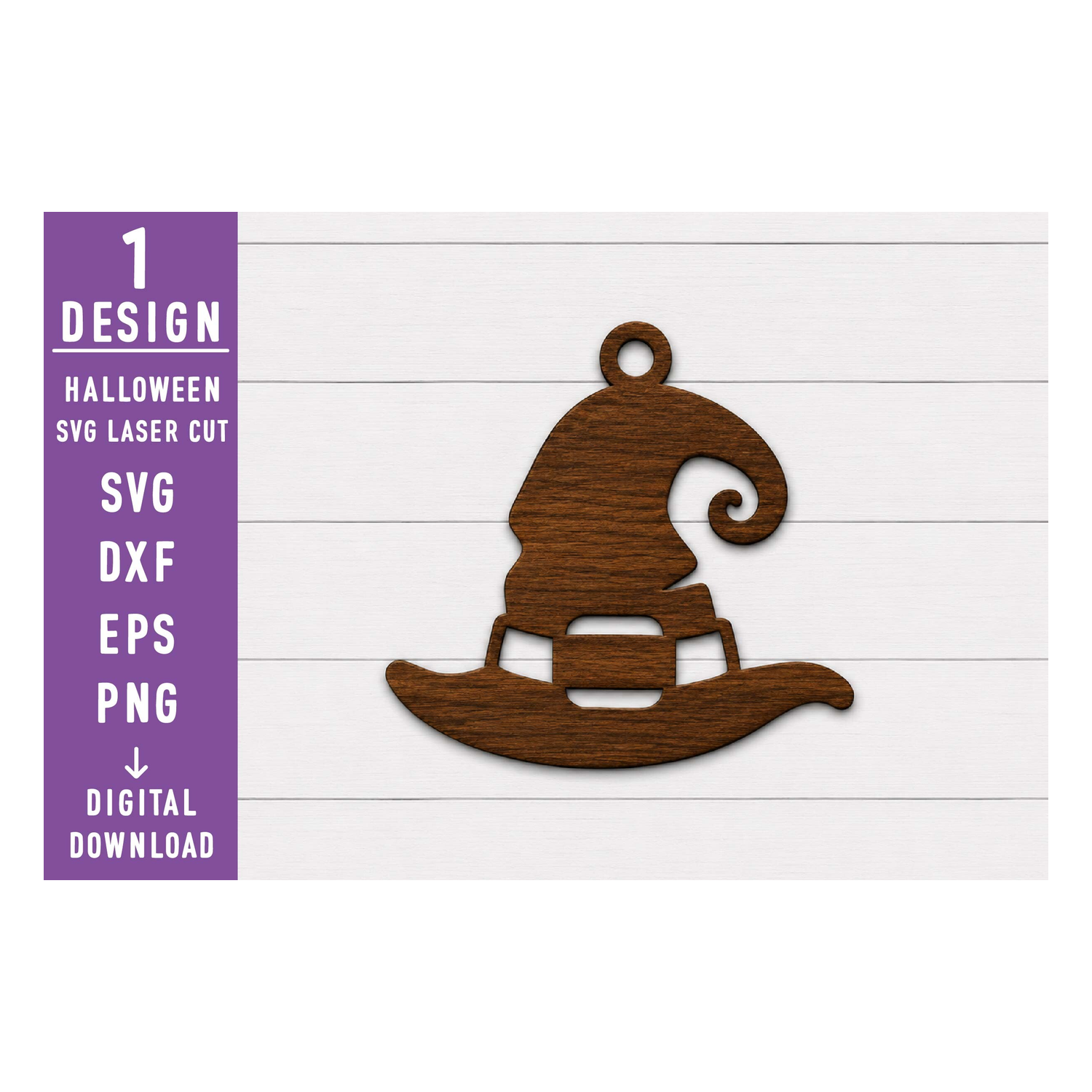 Witch Hat Halloween Laser Cut SVG