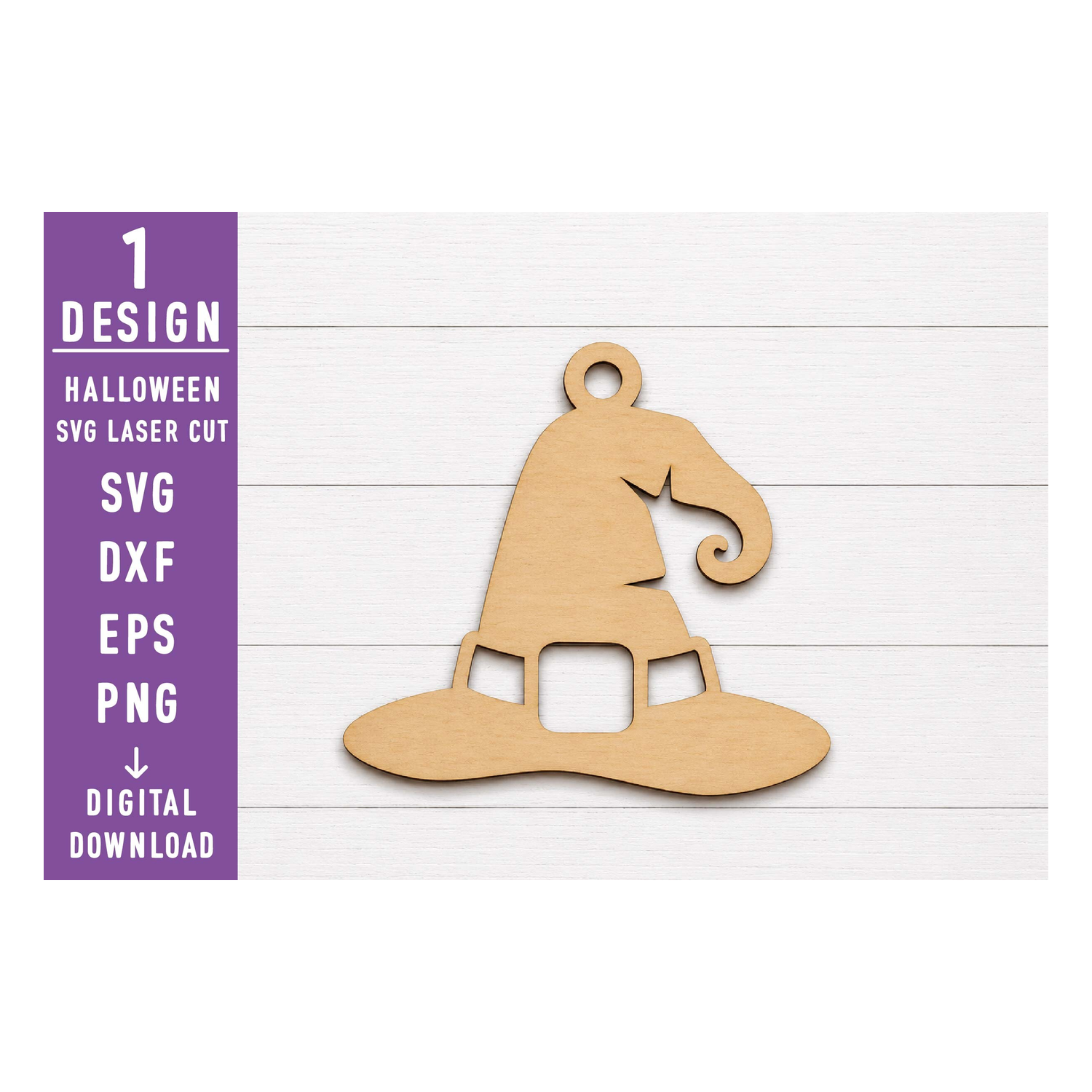 Witch Hat Halloween Laser Cut SVG