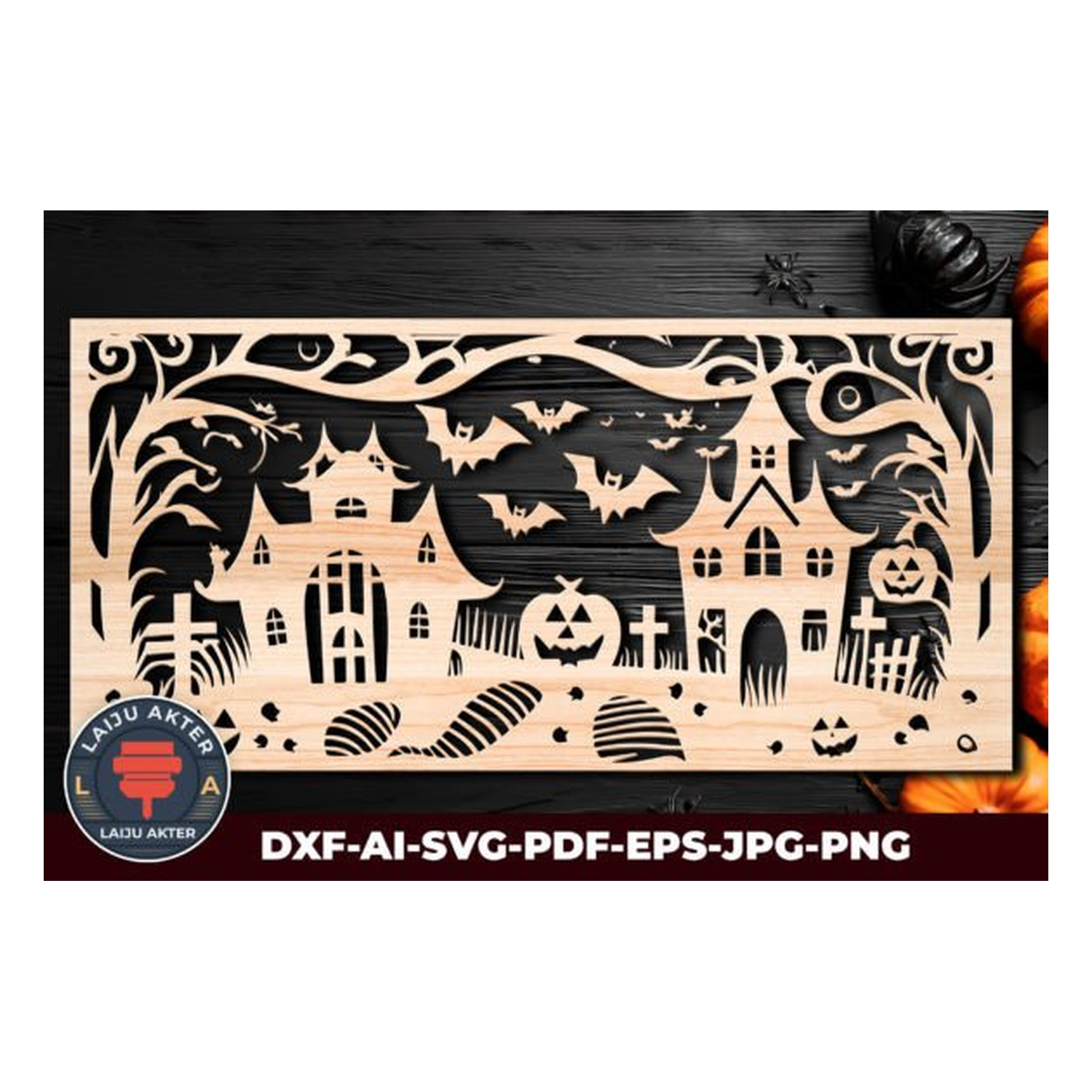 Halloween Laser Cut File Svg