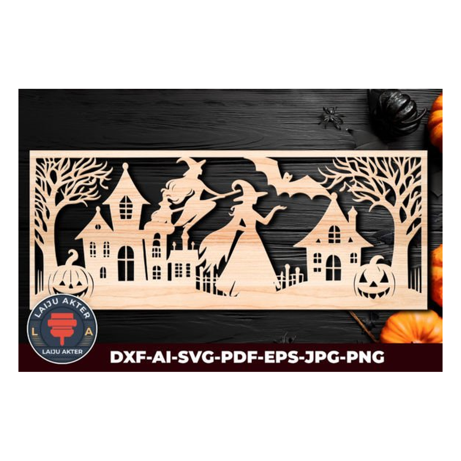 Halloween Laser Cut File Svg