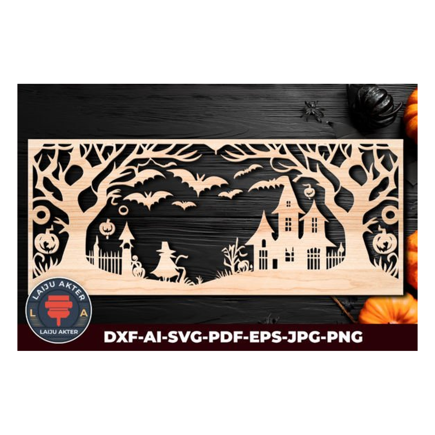 Halloween Laser Cut File Svg