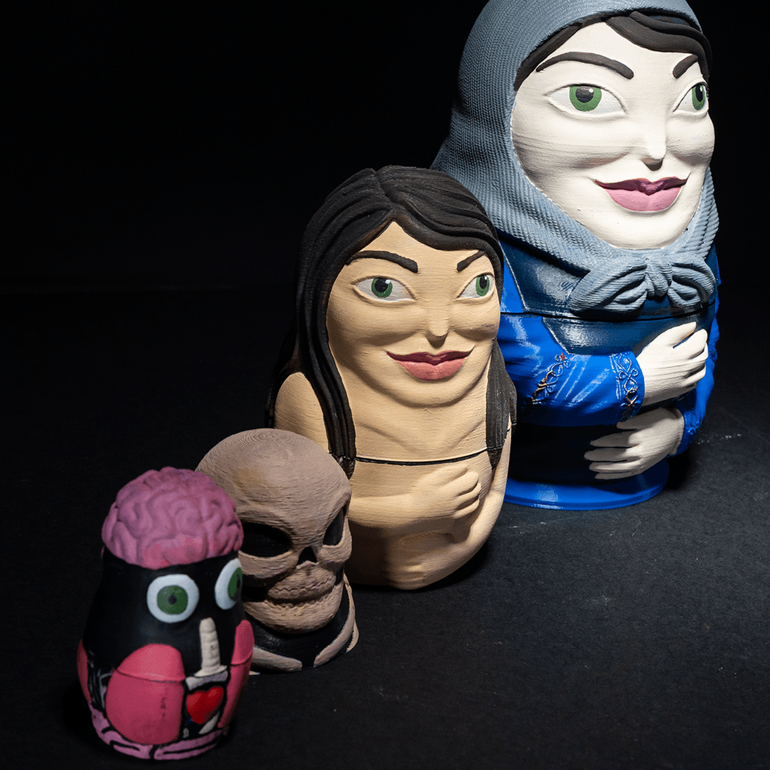 Muñecas rusas de terror Creepyoshkas
