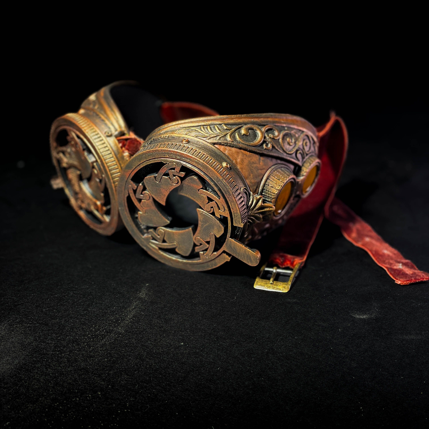 Steampunk 3D-Printed Goggles
