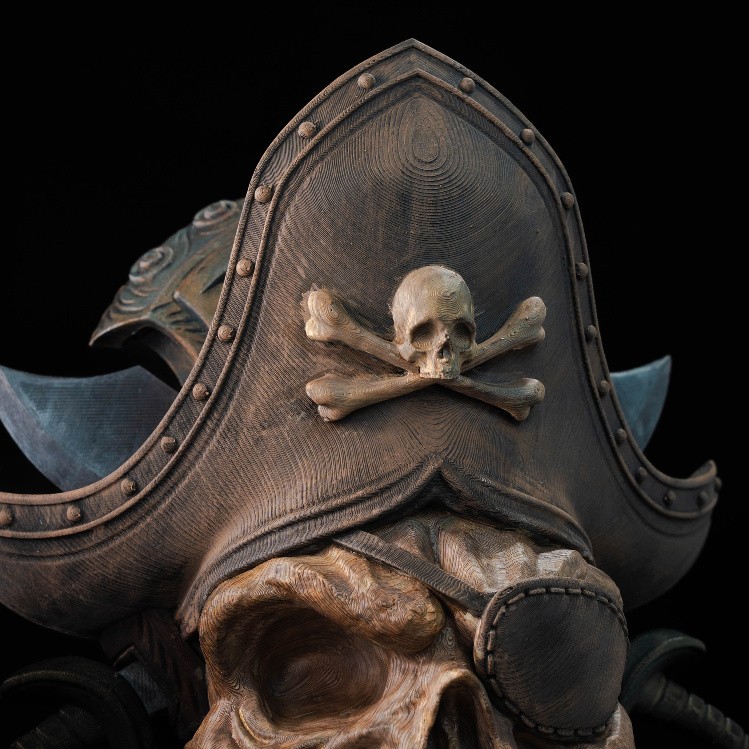 Pirate Skull Sigil Door Knocker