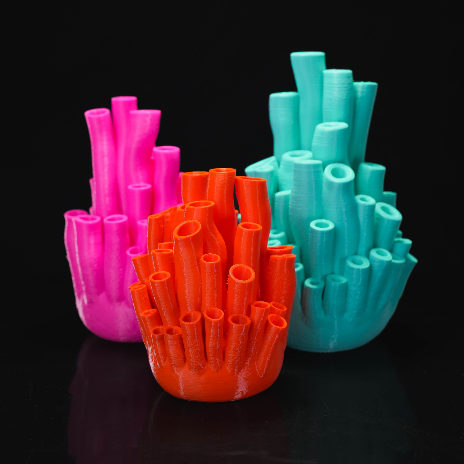 Coral Vases - S, M, L