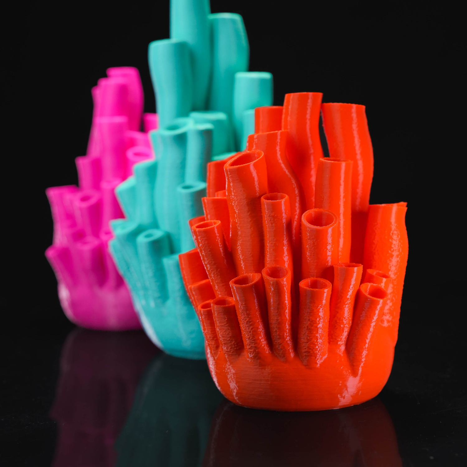 Coral Vases - S, M, L