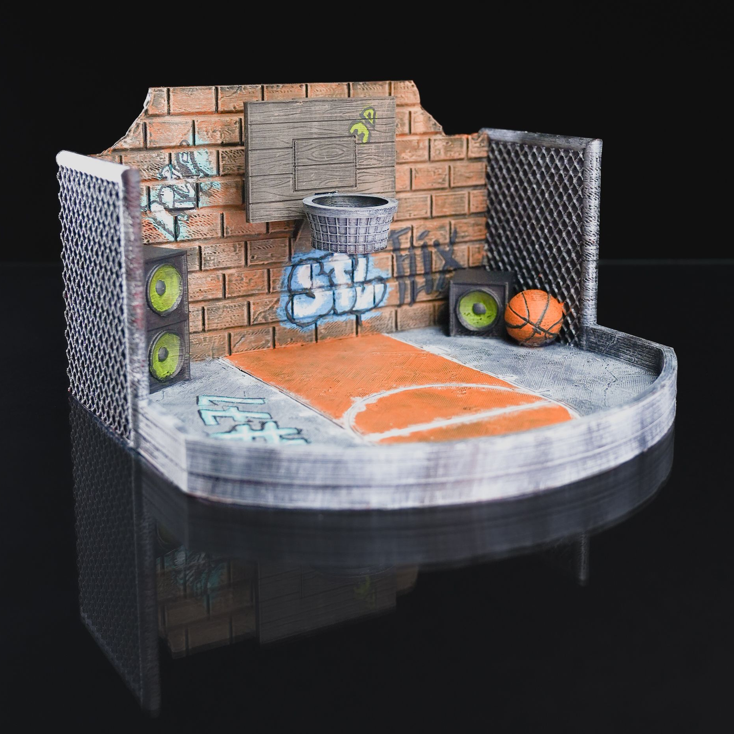 Through the Hoop Basketball Court