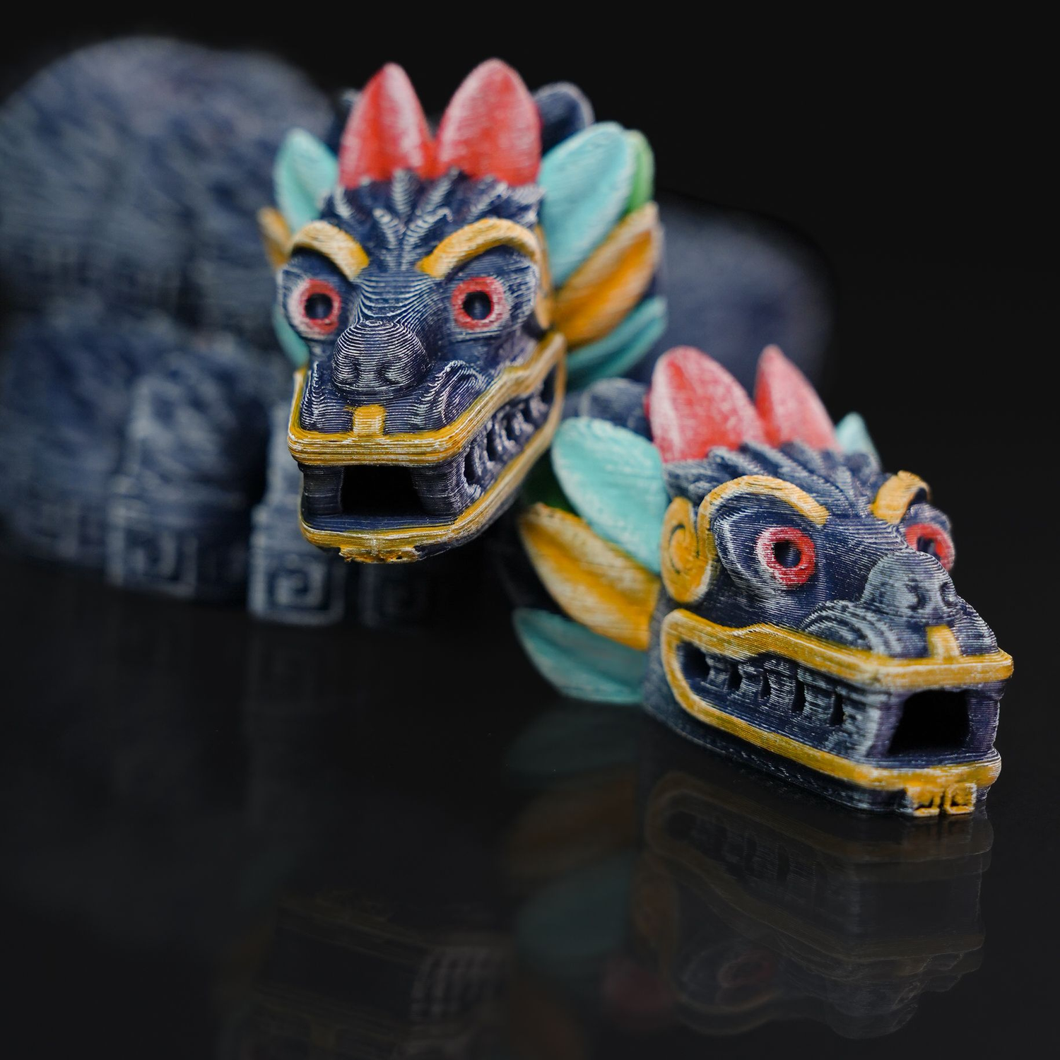 Quetzalcoatl Two Headed Dragon