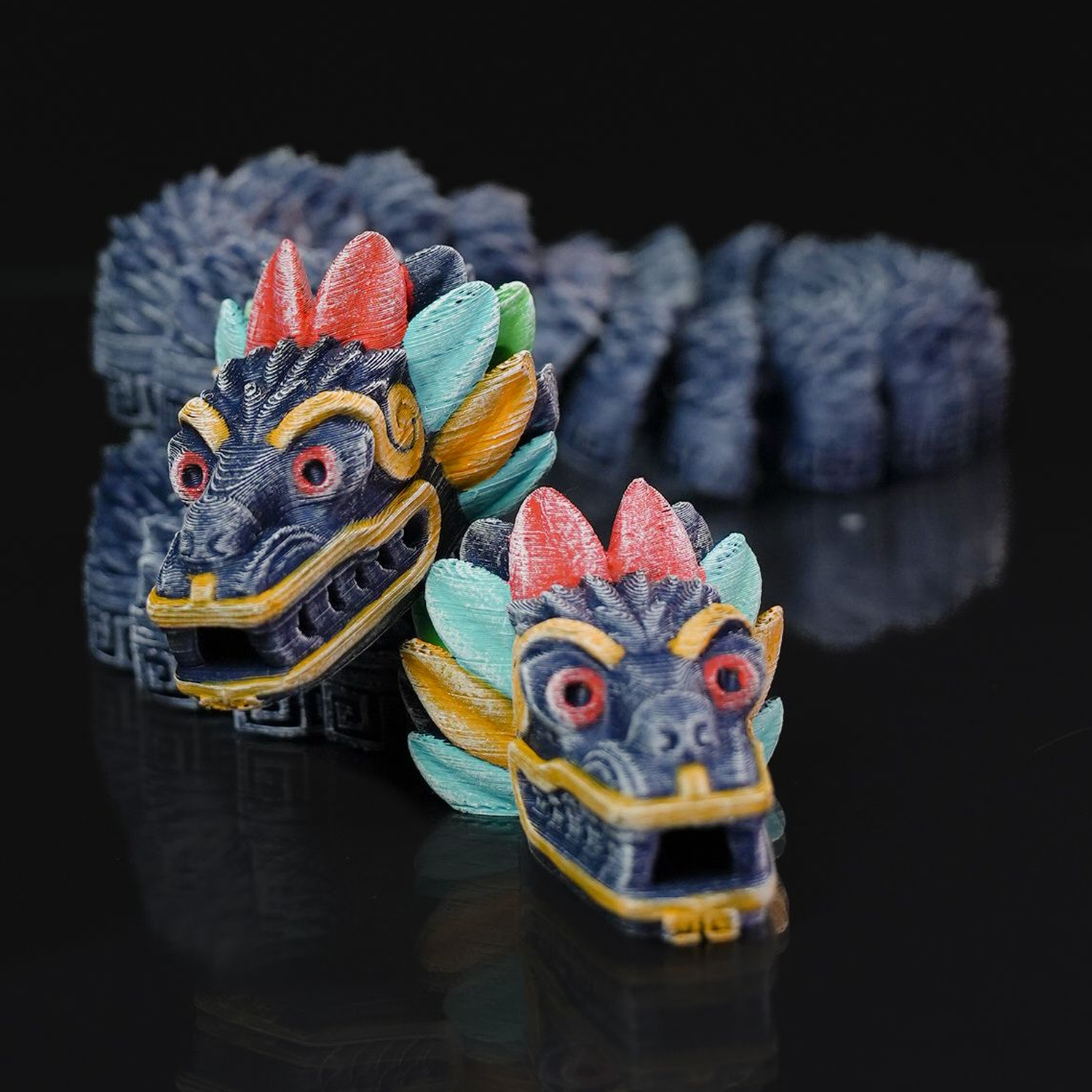 Quetzalcoatl Two Headed Dragon