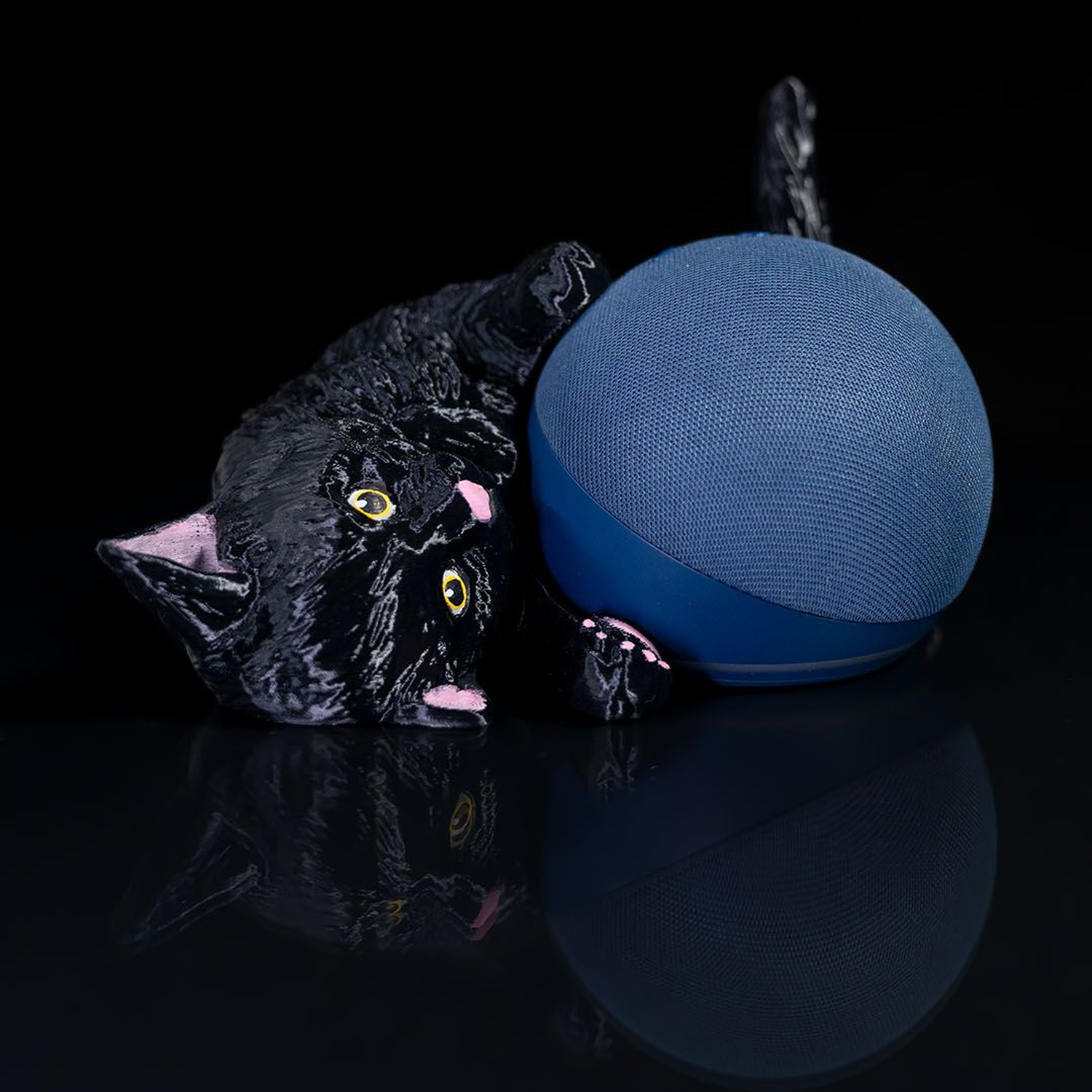 Gato and Yarn Echo Dot Soporte