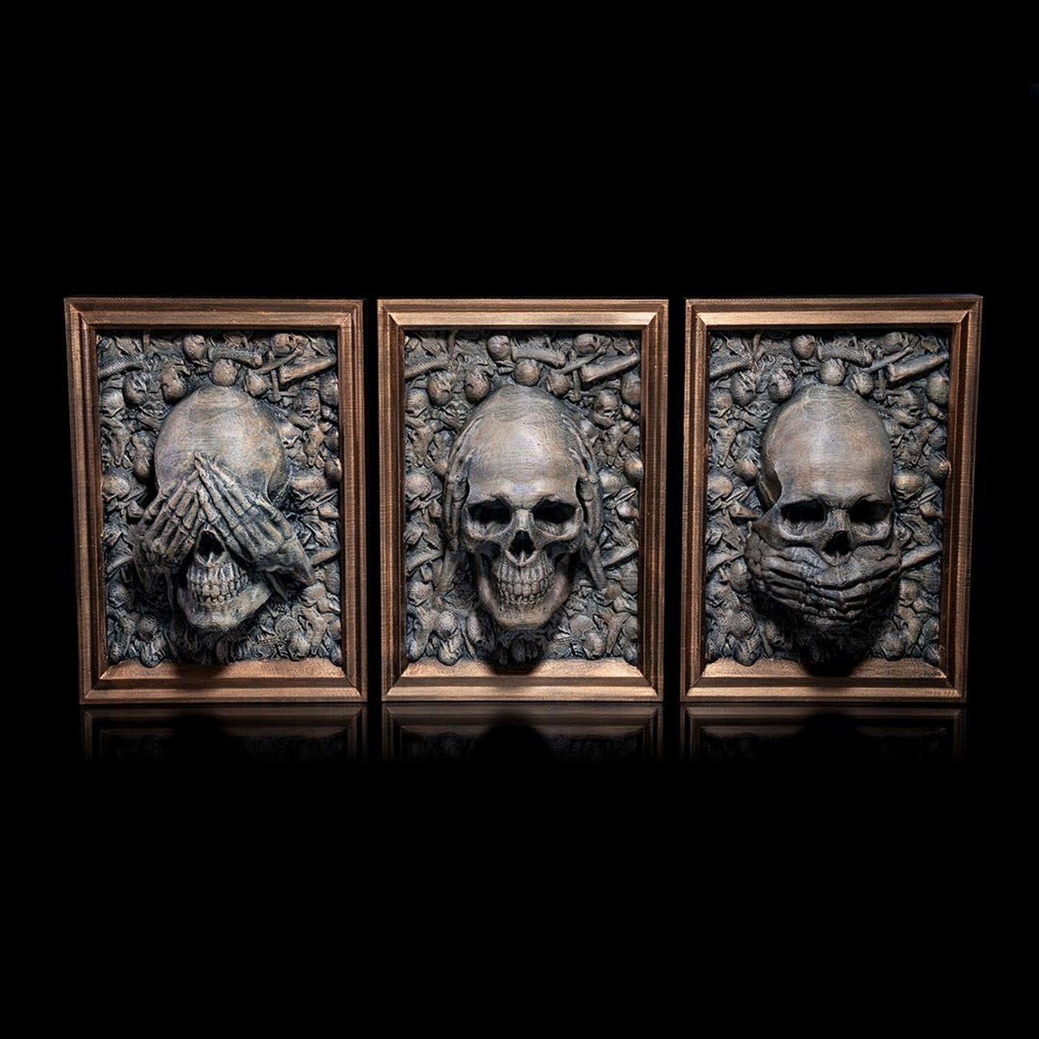 Three Wise Skulls