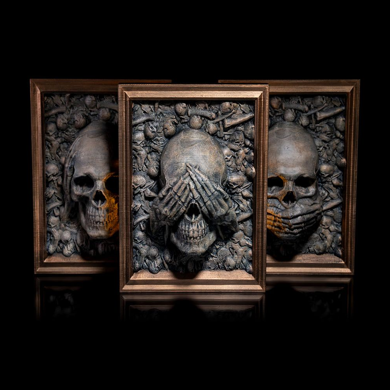 Three Wise Skulls