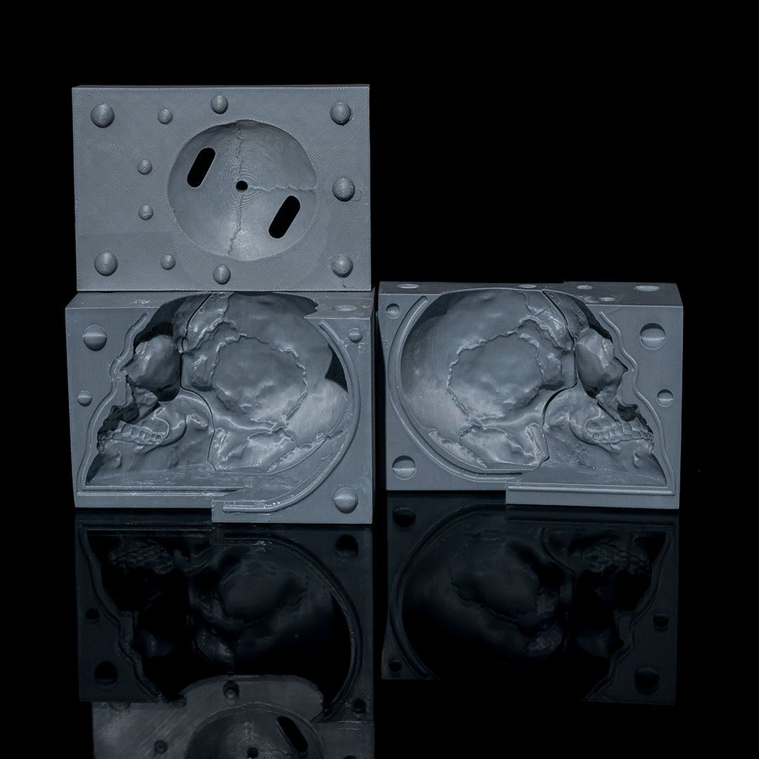 Skull Scent Candle Mold