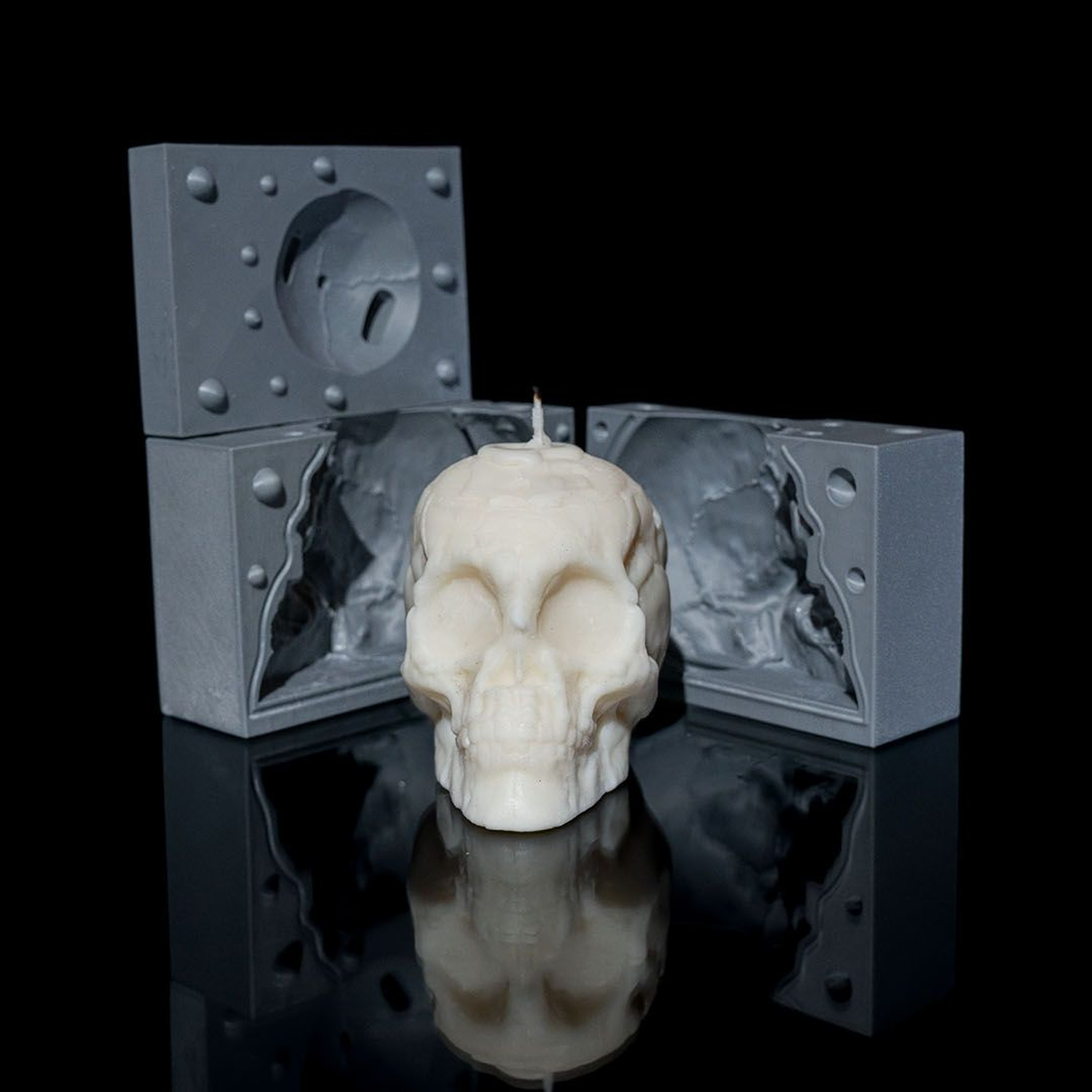 Skull Scent Candle Mold