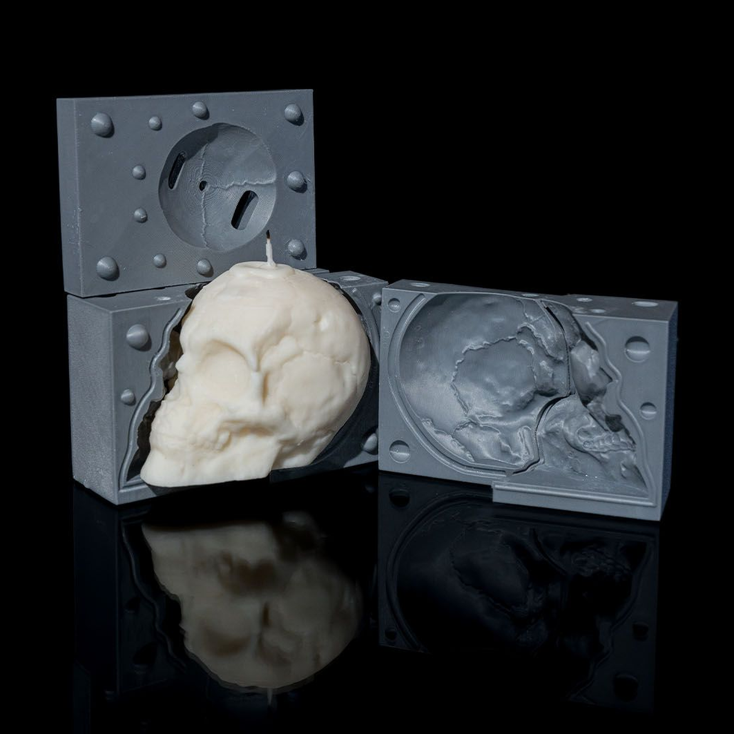 Skull Scent Candle Mold