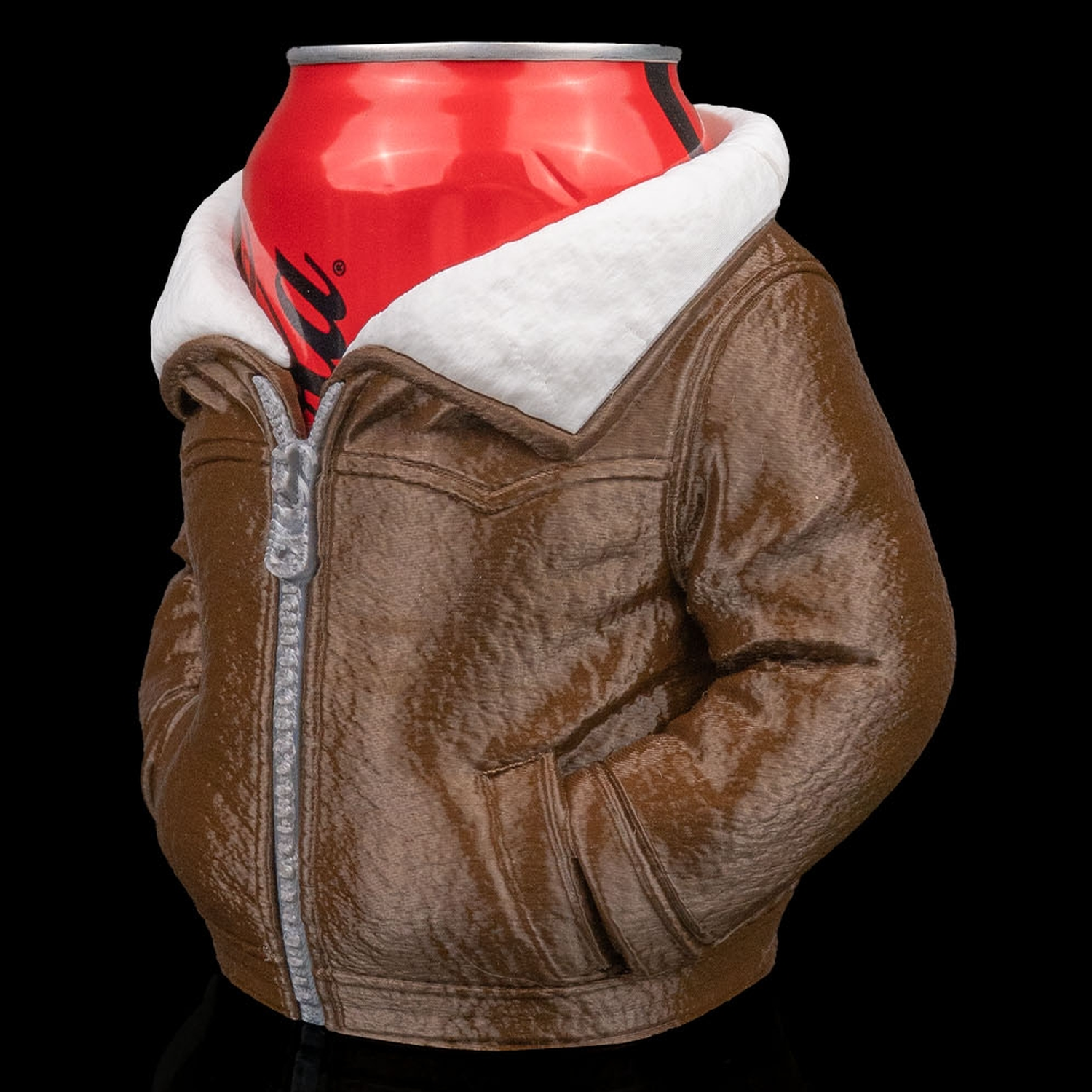 Soporte para lata Leather Jacket