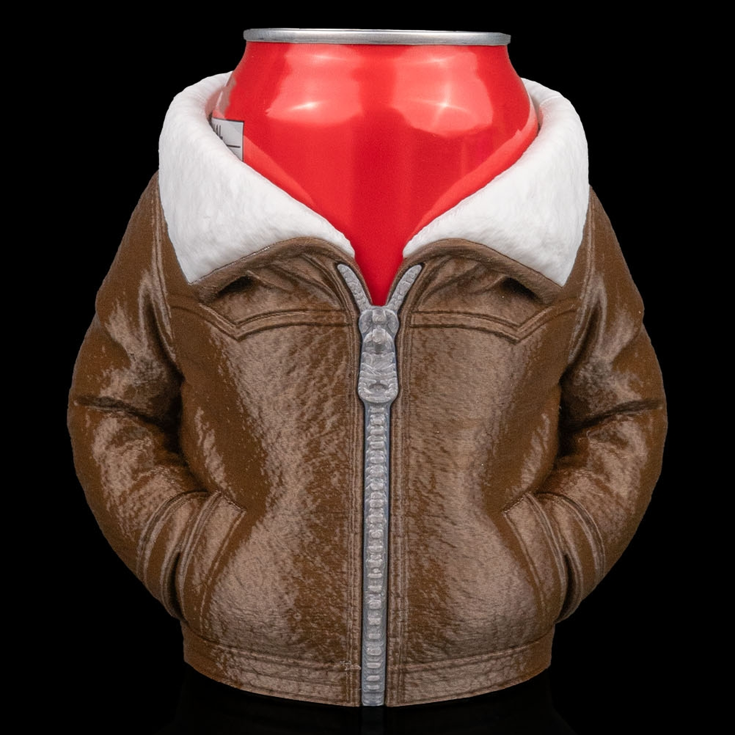 Soporte para lata Leather Jacket