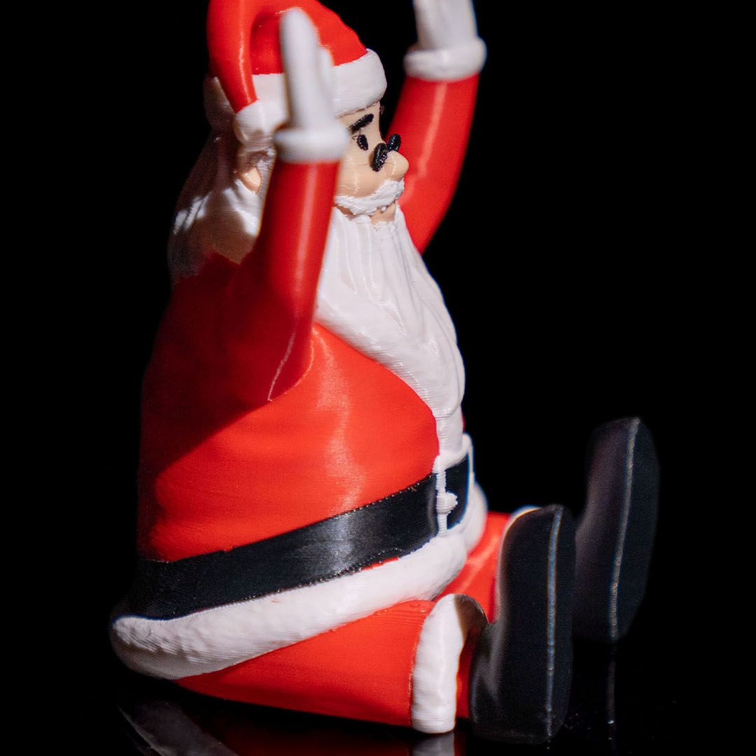Supportive Santa Phone Holder
