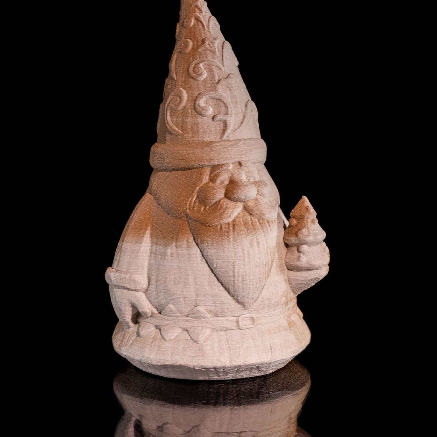 Carved Santa