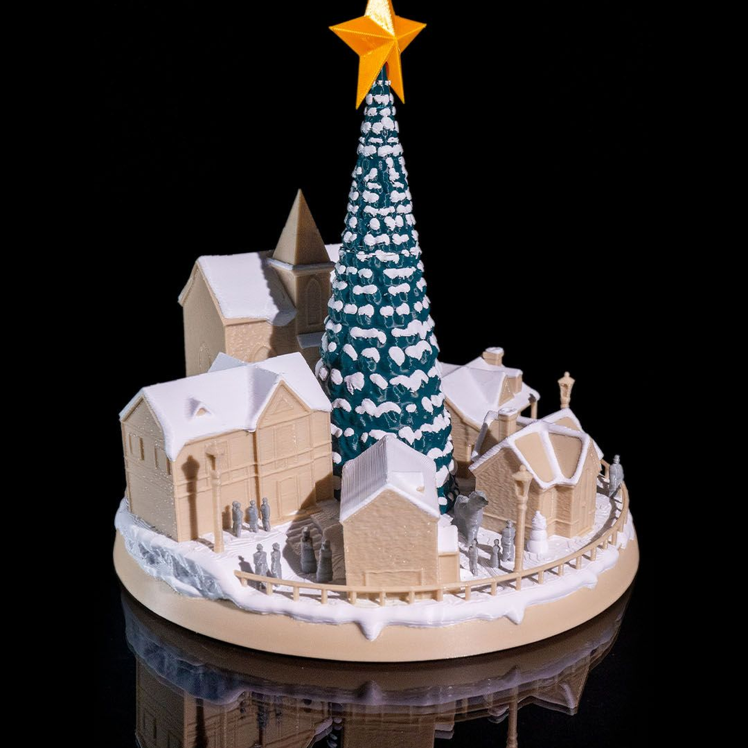 Snowy Christmas Village