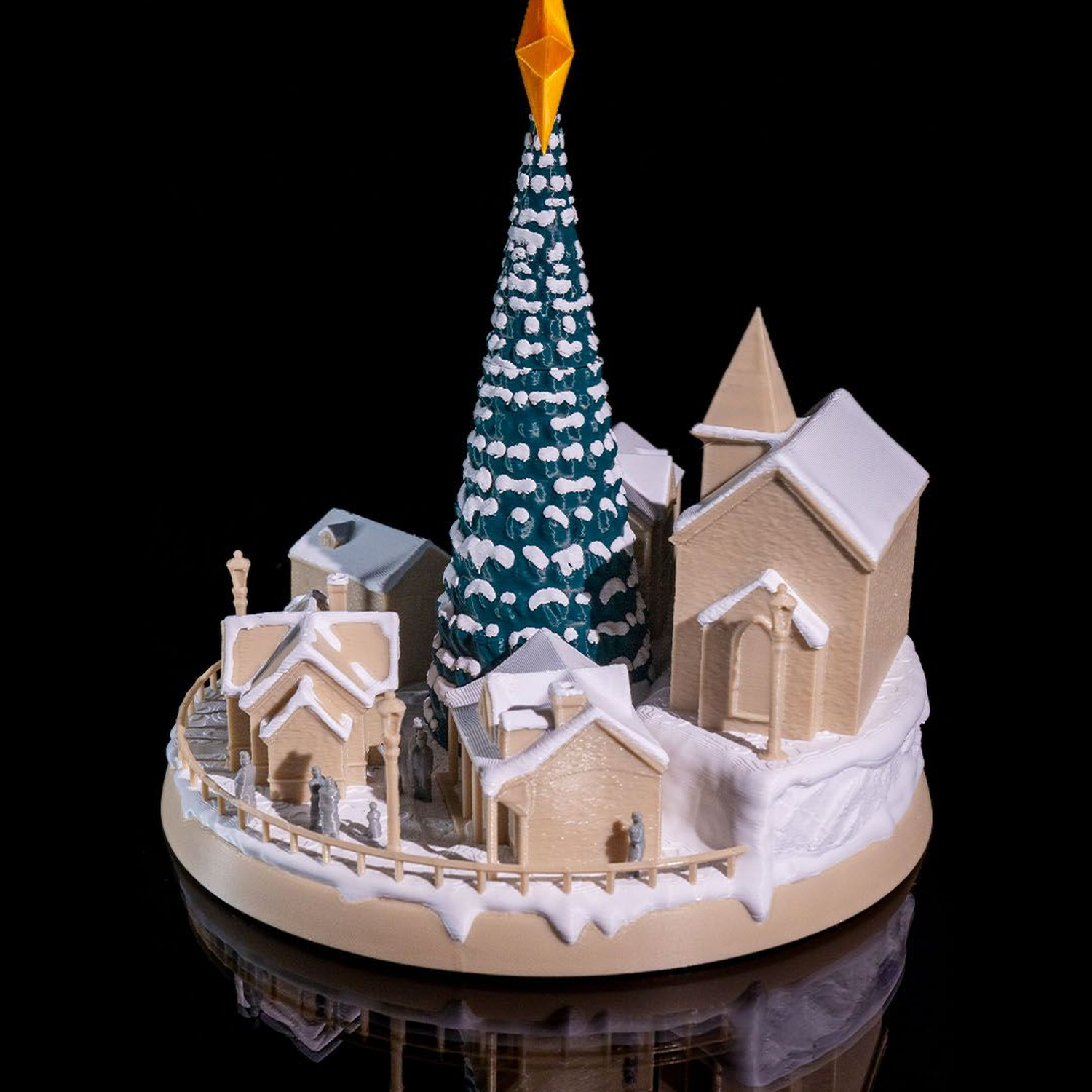 Snowy Christmas Village