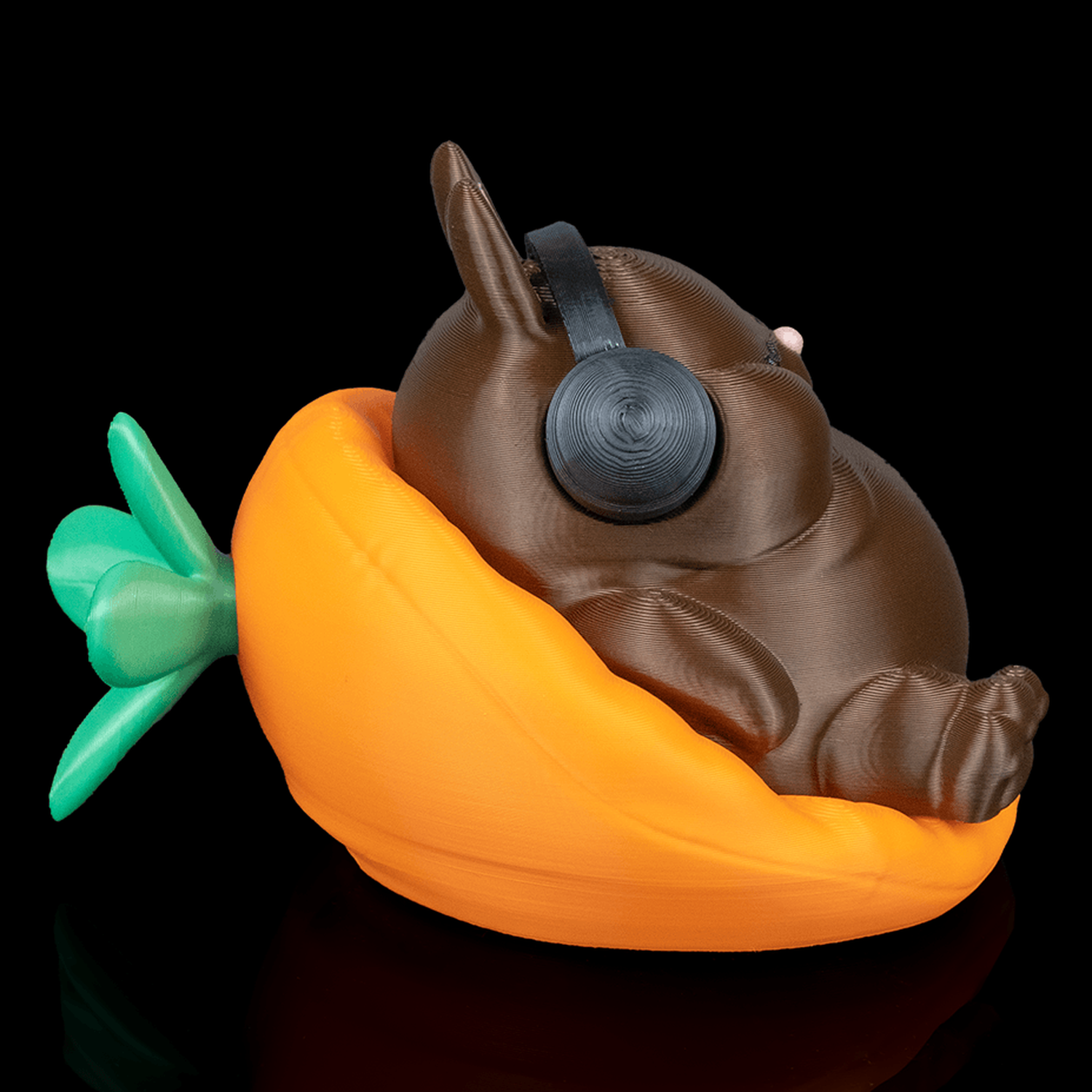 Llavero de conejo regordete
