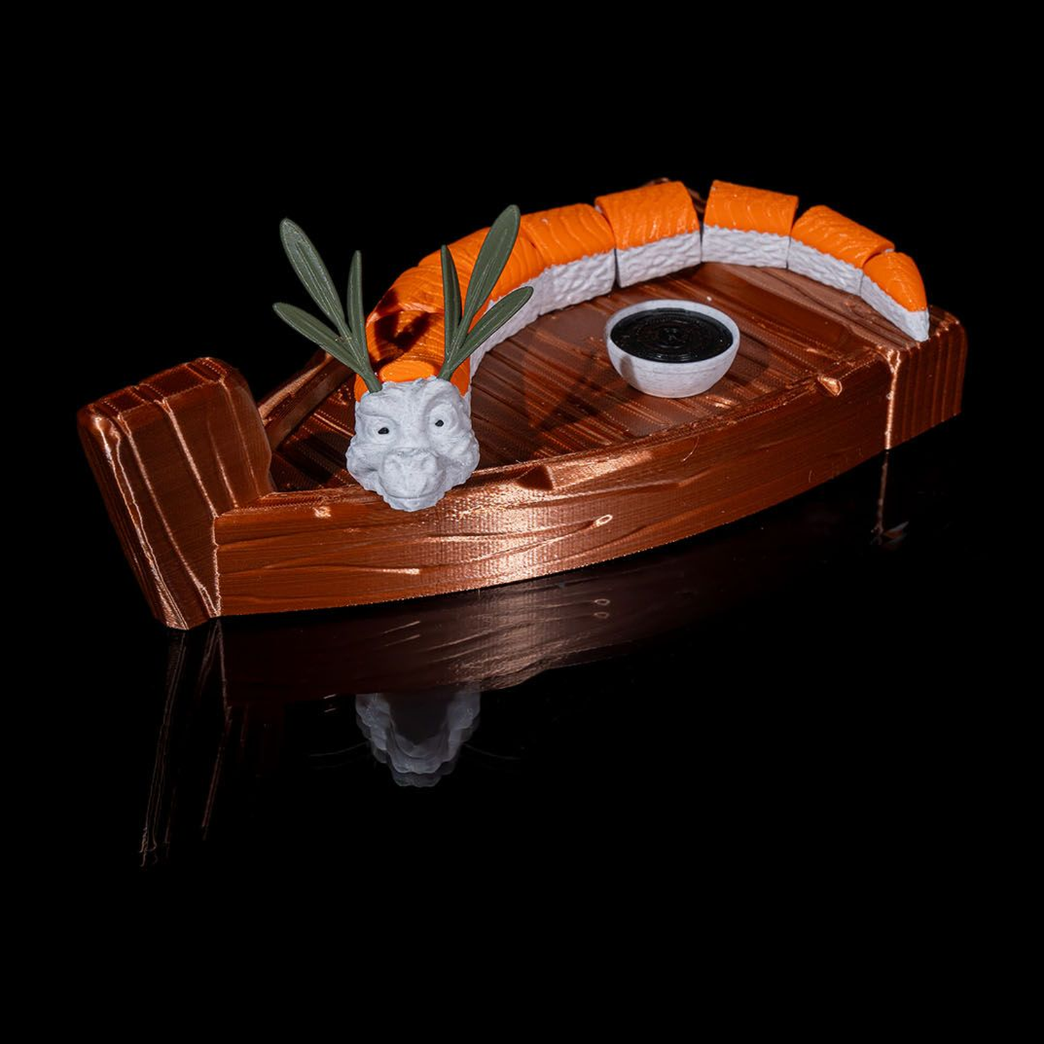 Dragón sushi articulado Dragonigiri