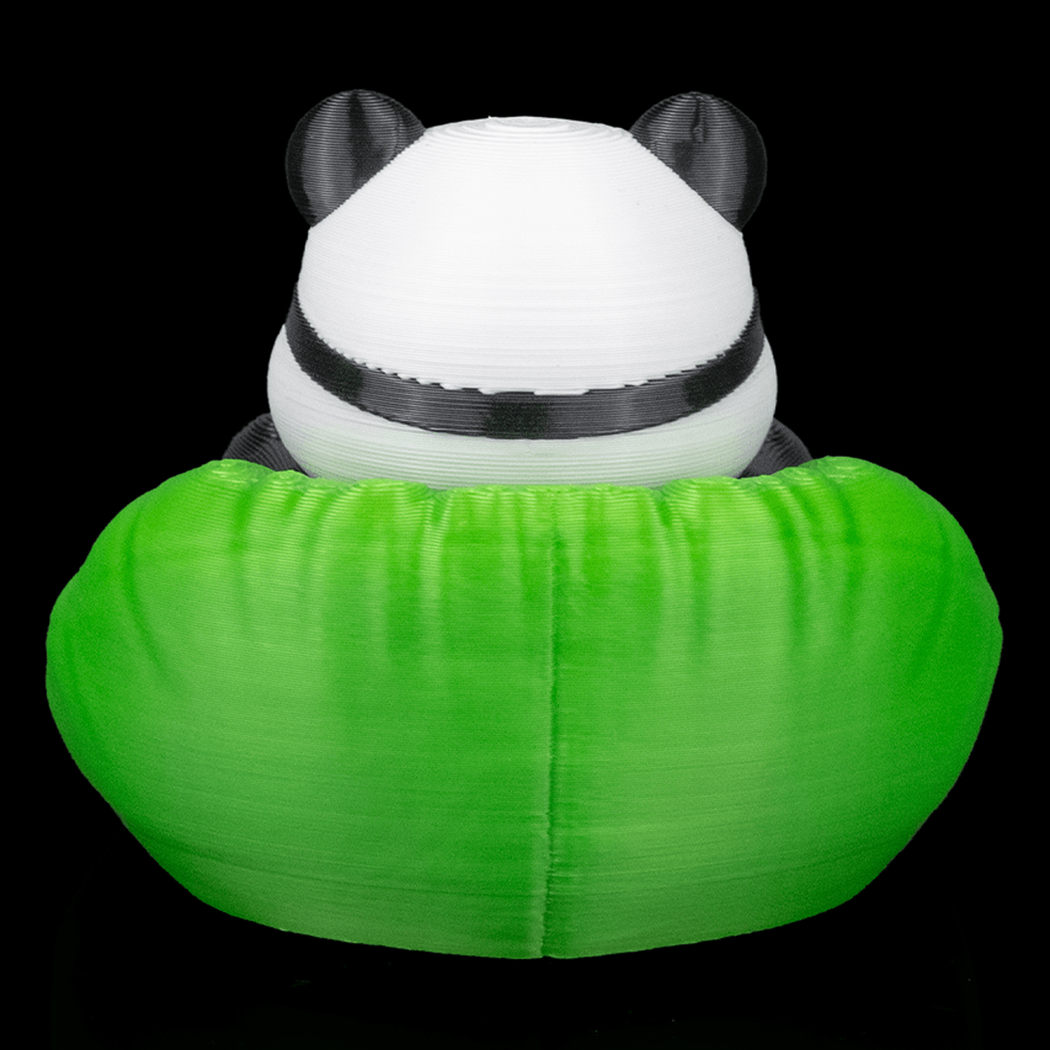 Llavero de panda regordete