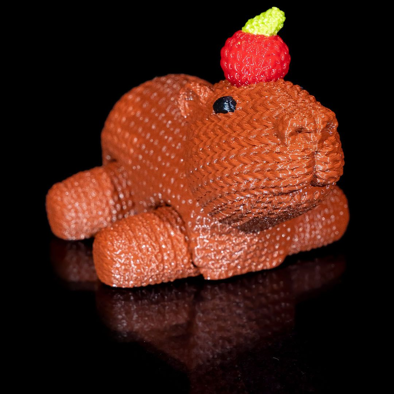 Carpincho articulado de estilo ganchillo CapyCrochet