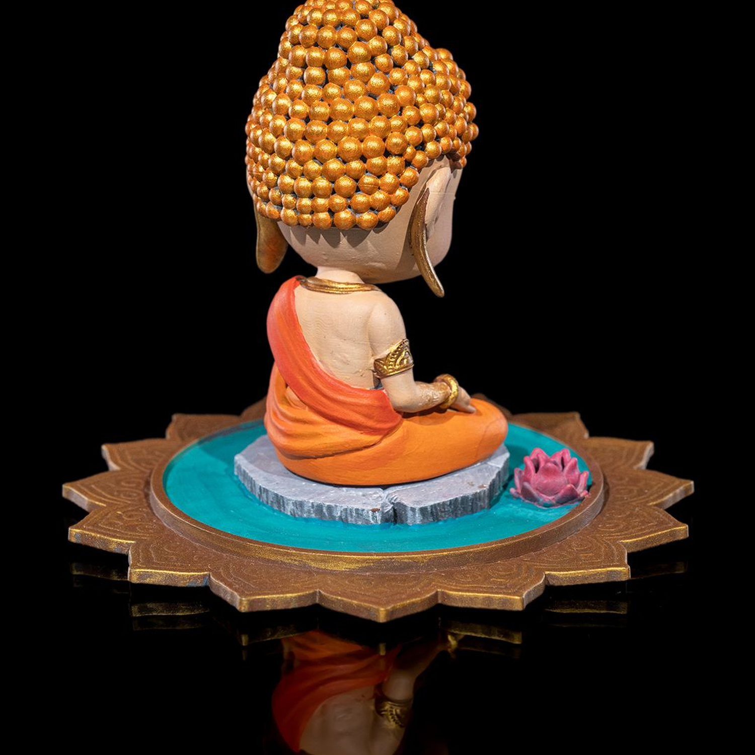 Chibi Buddha - Serenity on The Lotus Pond