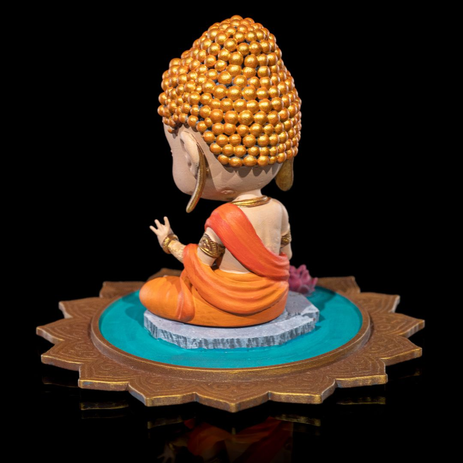 Chibi Buddha - Serenity on The Lotus Pond