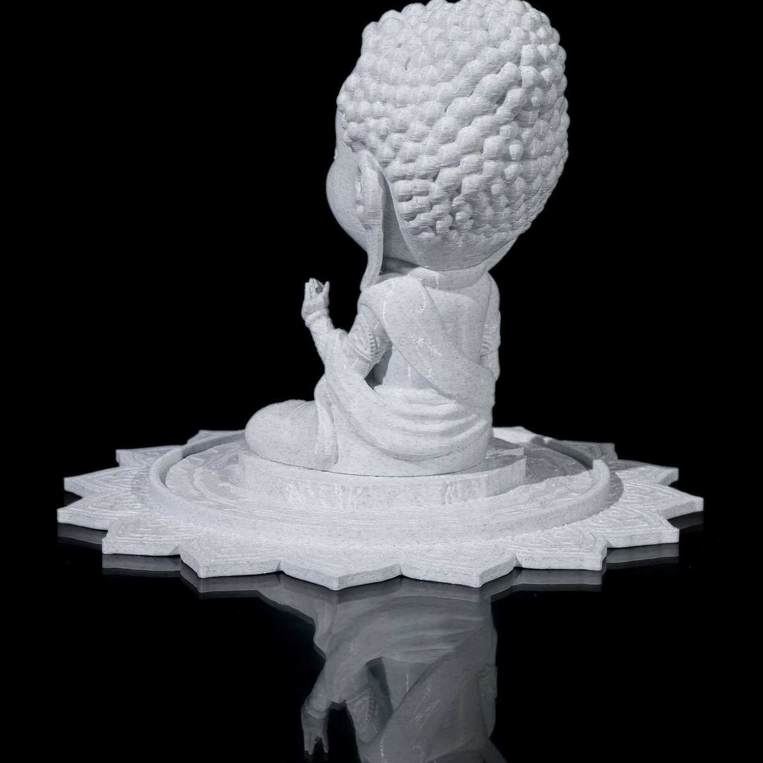 Chibi Buddha - Serenity on The Lotus Pond
