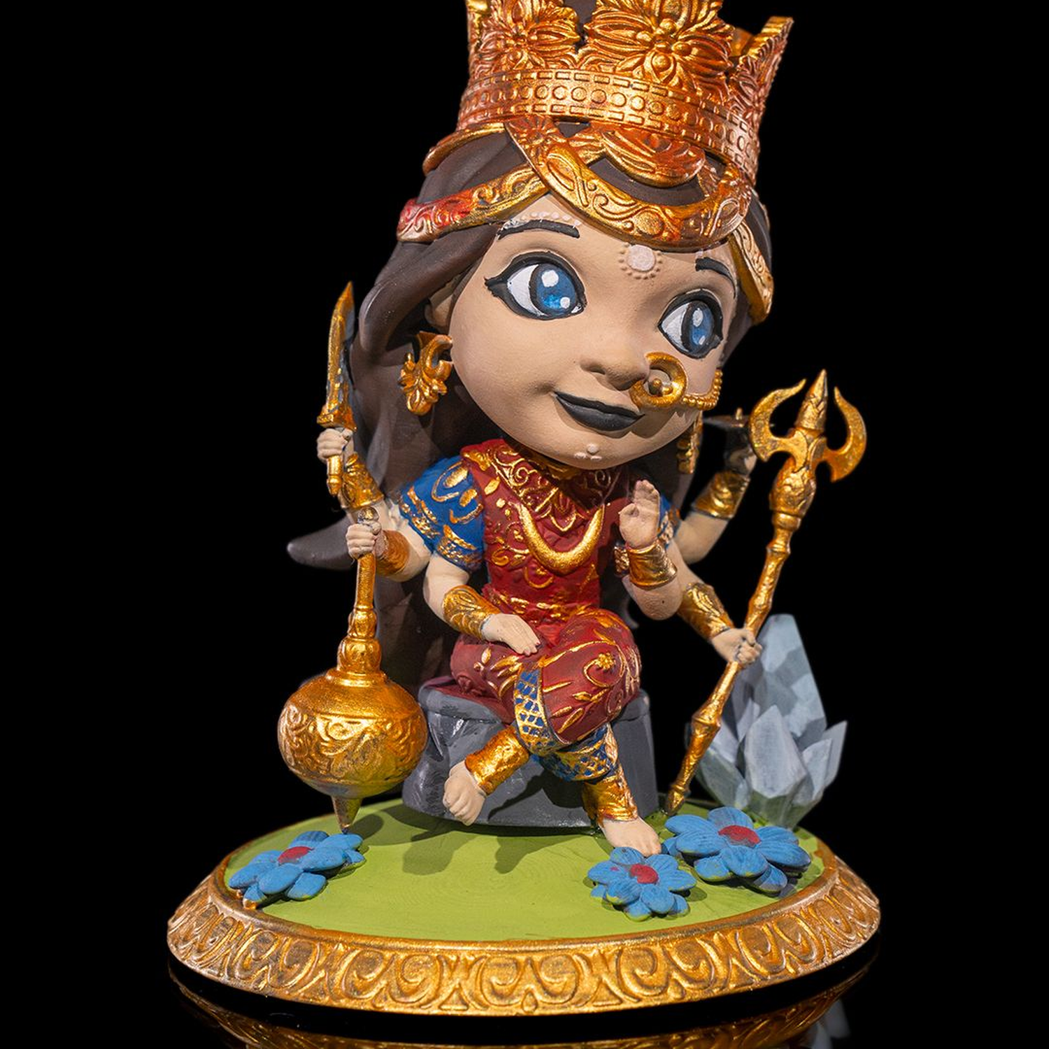 Chibi Durga- The Victorious Conqueror