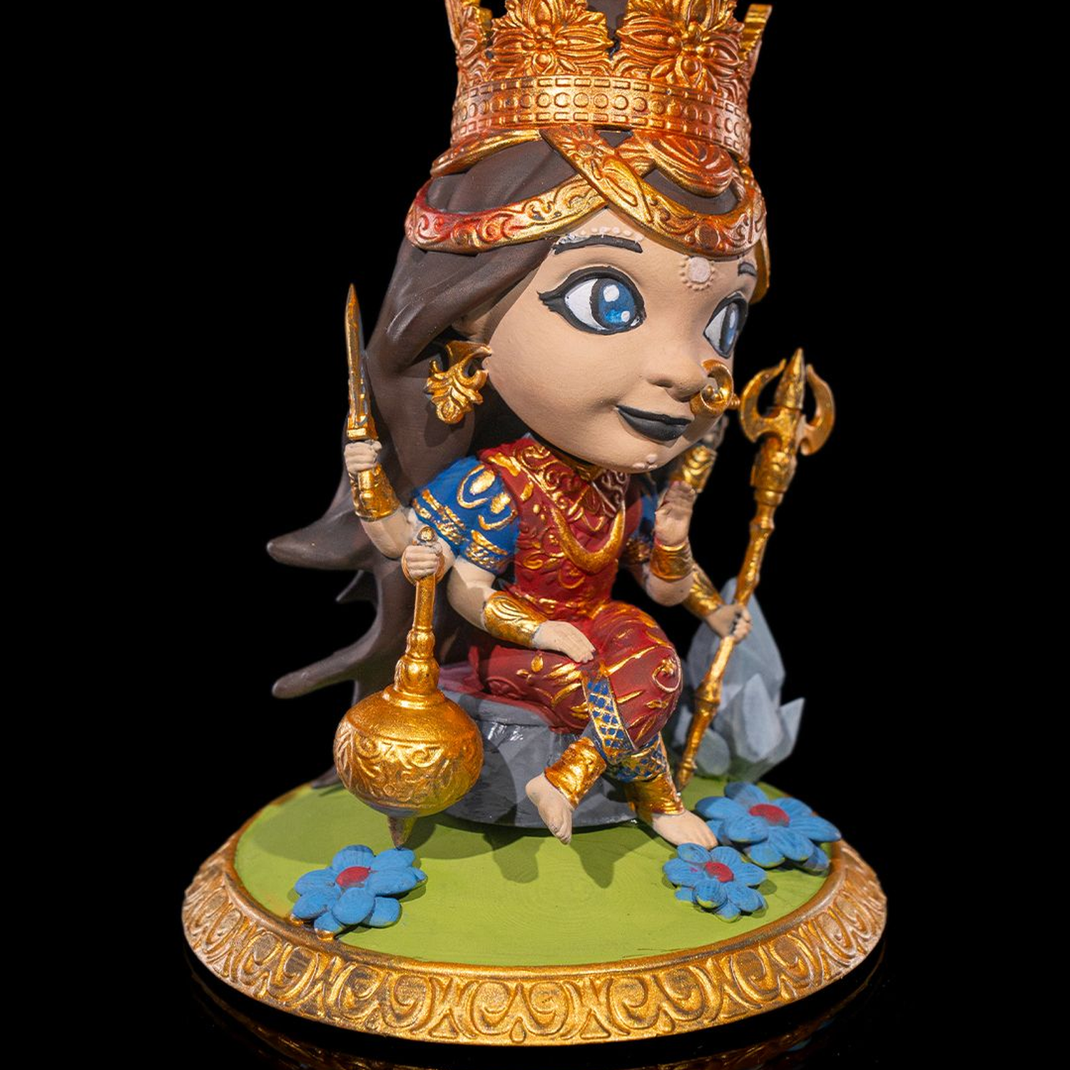 Chibi Durga- The Victorious Conqueror