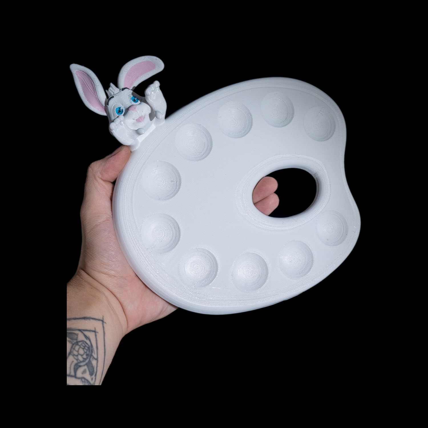 Paleta de pintura Bunny